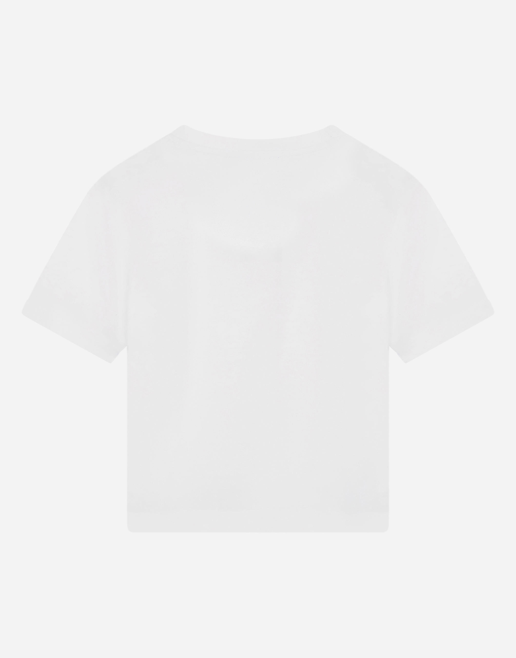 DOLCE & GABBANA JERSEY T-SHIRT WITH DG LOGO