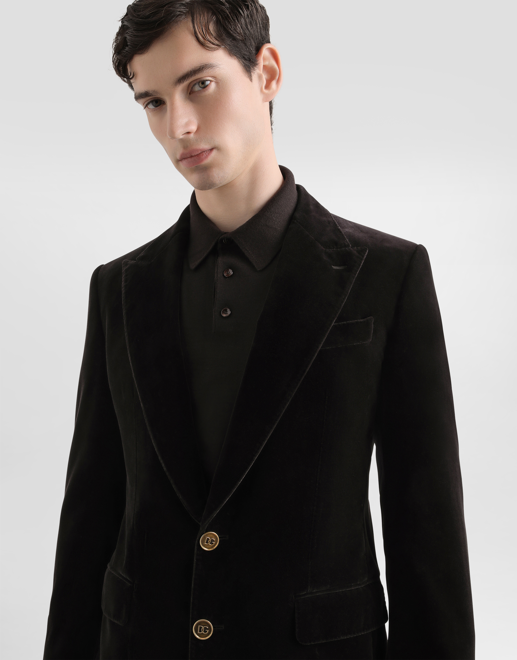 Single-breasted sicilia light cotton jacket