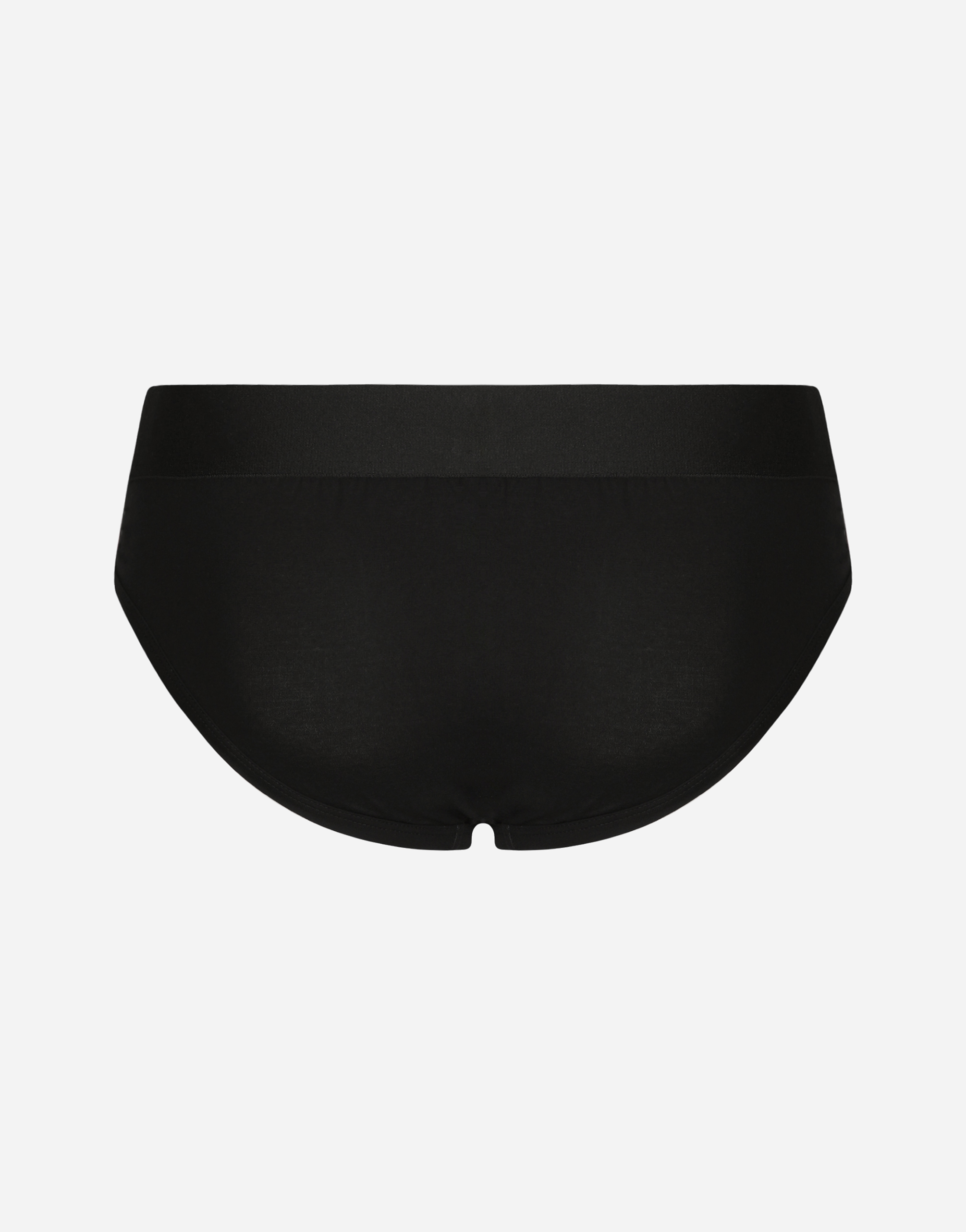 Stretch cotton mid-rise briefs