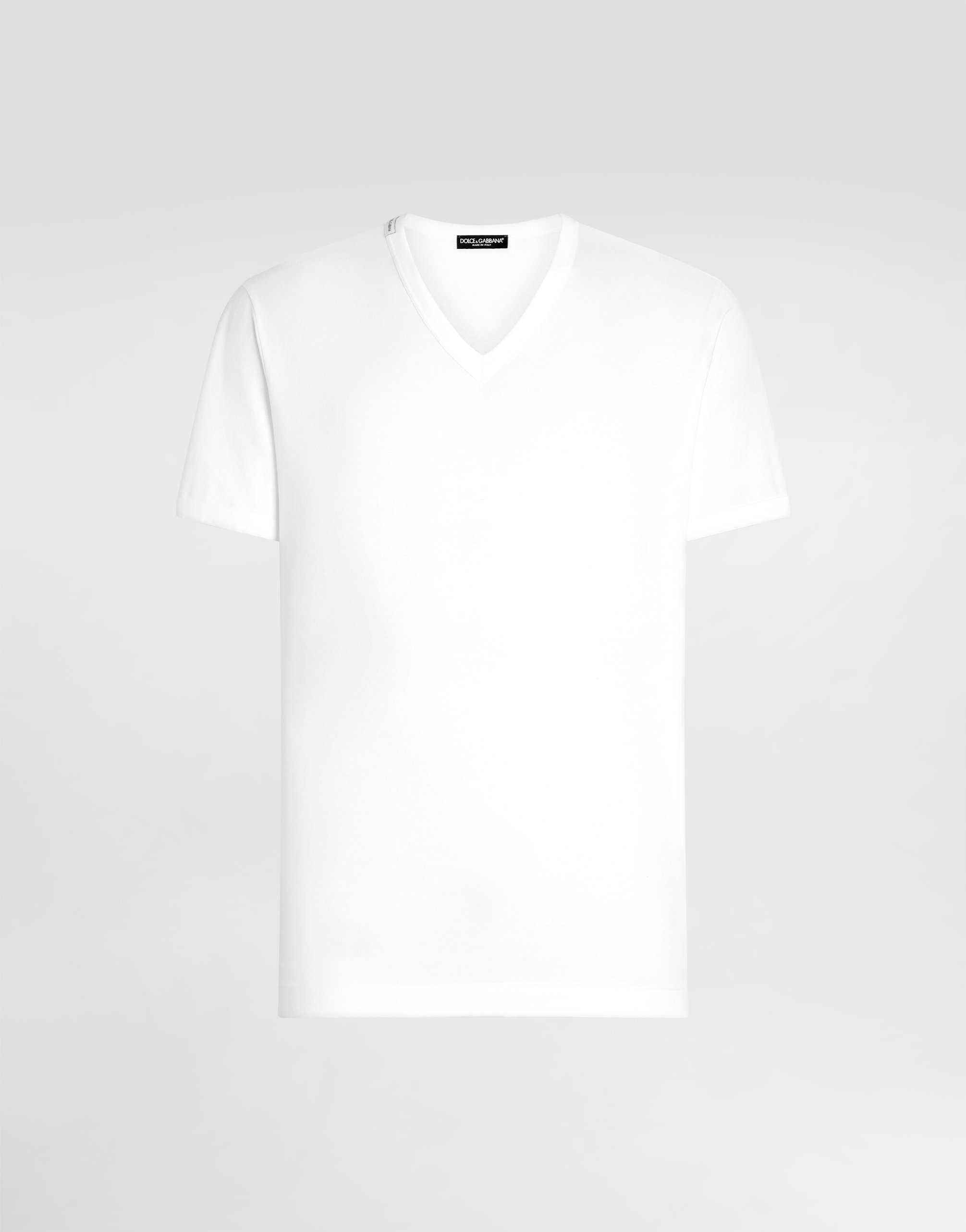 Cotton t-shirt in White for Men | Dolce&Gabbana® US