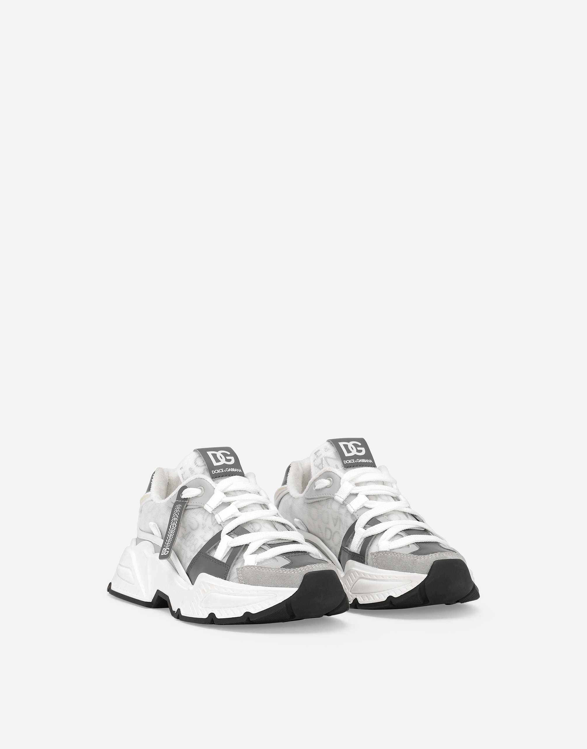 Dolce & Gabbana Airmaster Mesh Sneakers In White