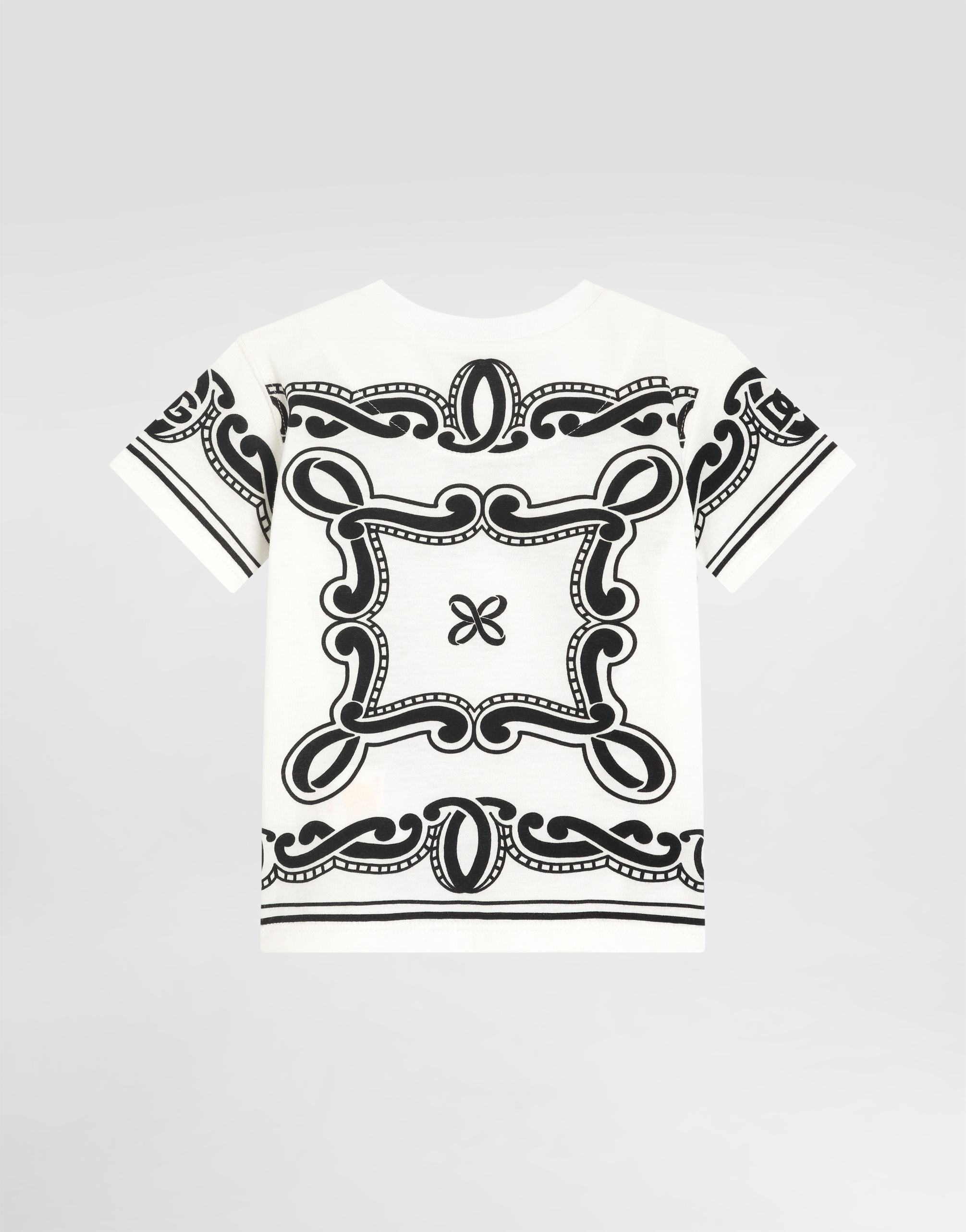 Jersey T-shirt with bandanna print