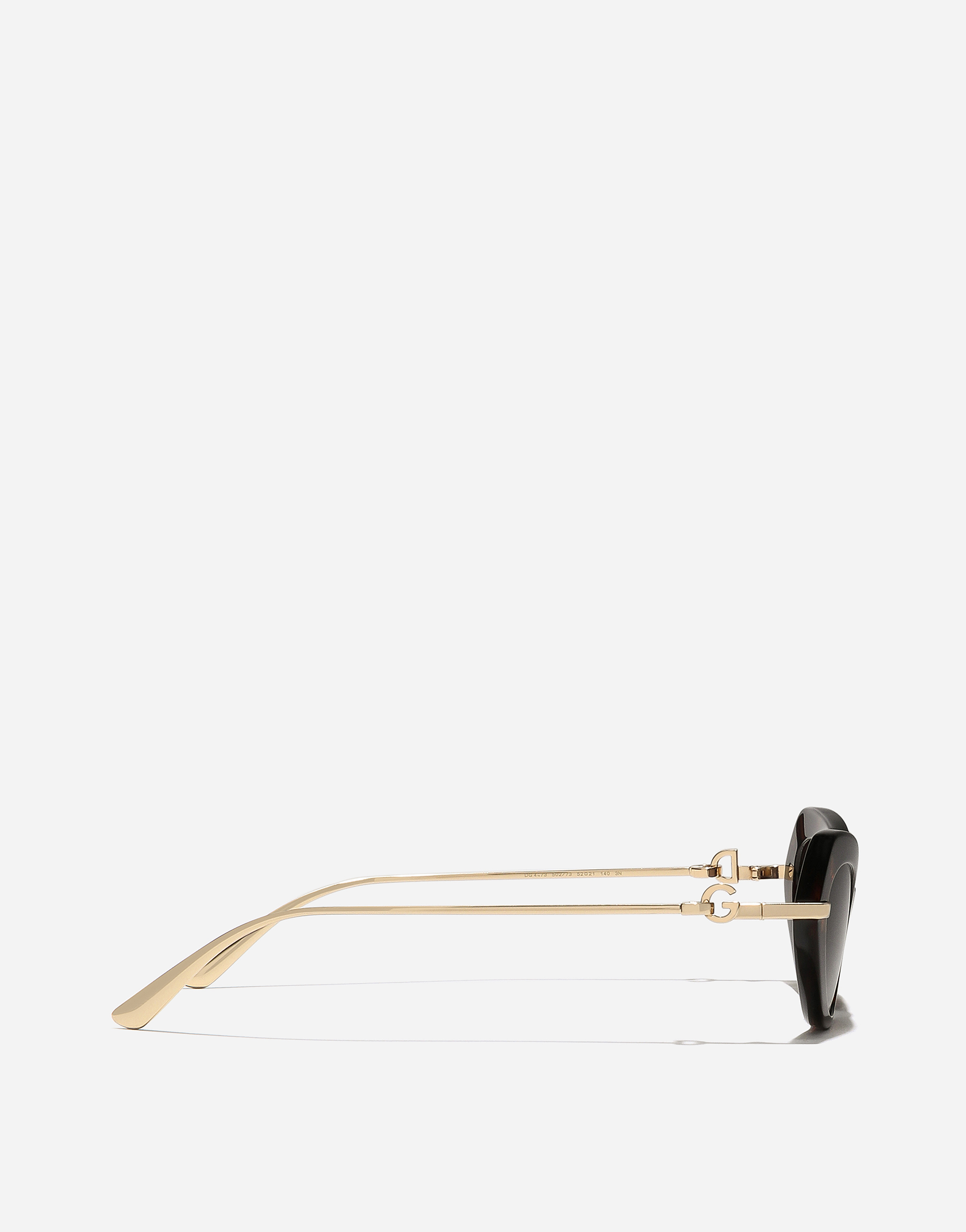 Shop Dolce & Gabbana Dg Flip Sunglasses In Havana