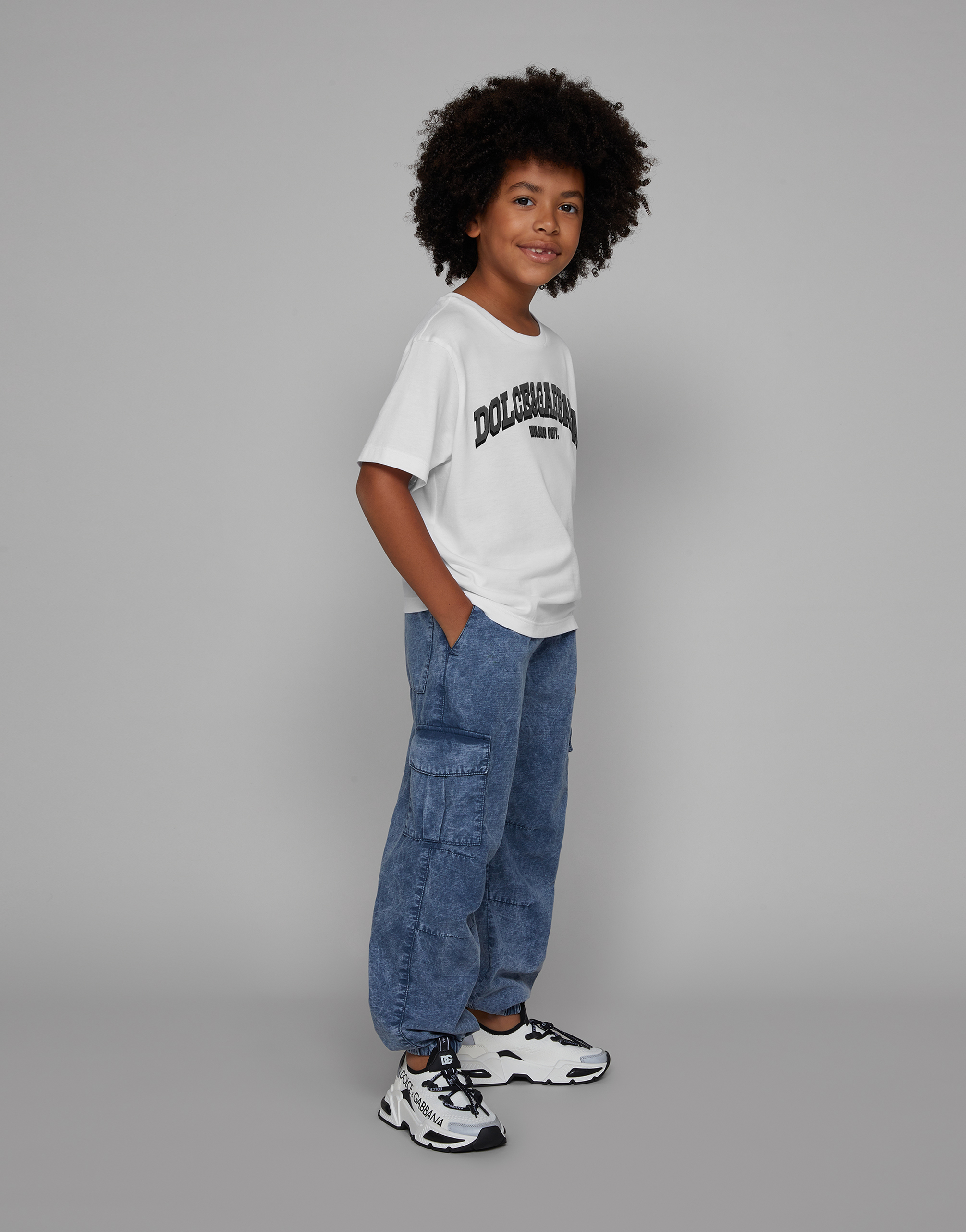 Dolce & Gabbana Jersey T-shirt With Dolce&gabbana Logo