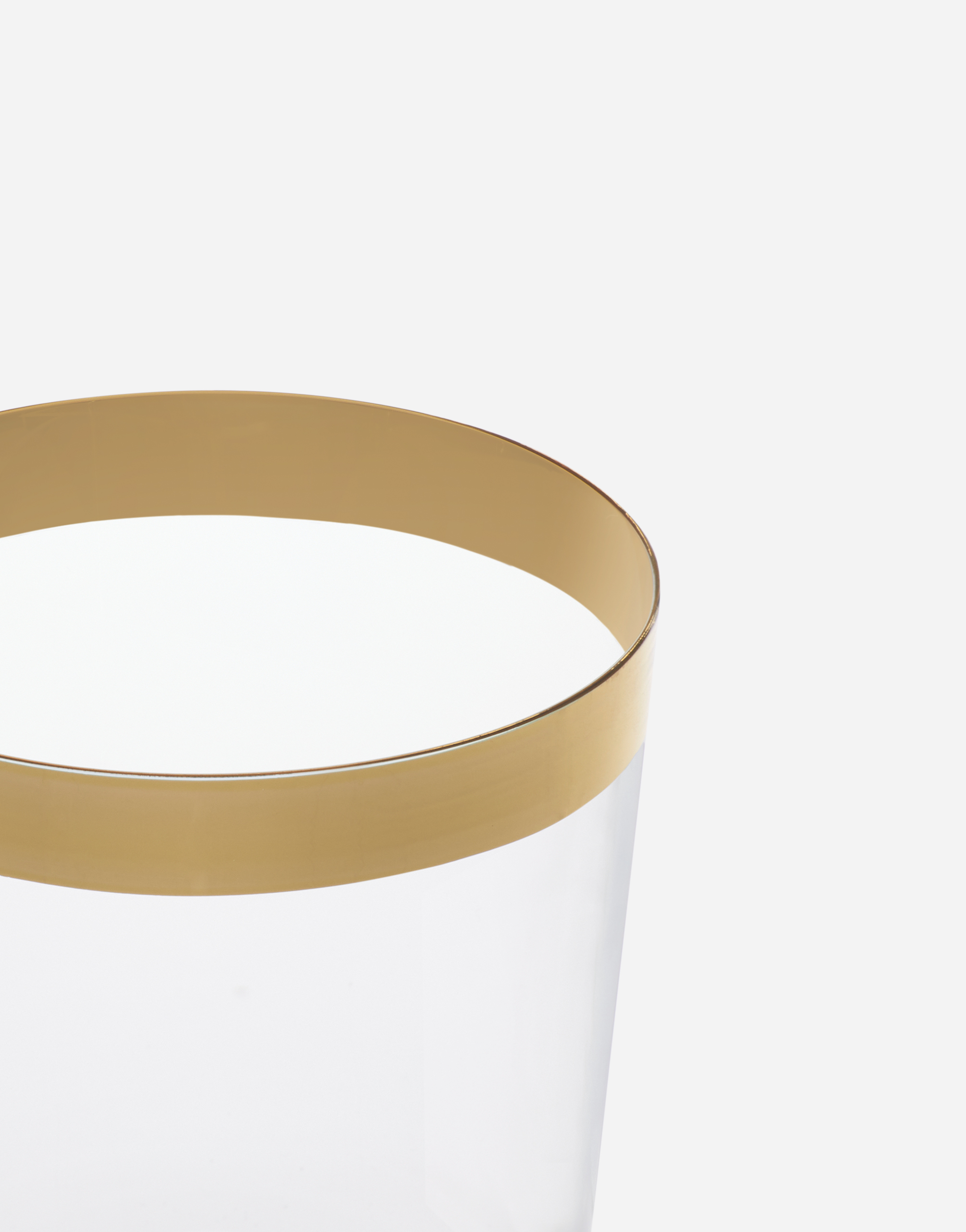 Dolce & Gabbana Set 2 Water Glasses In Multicolor