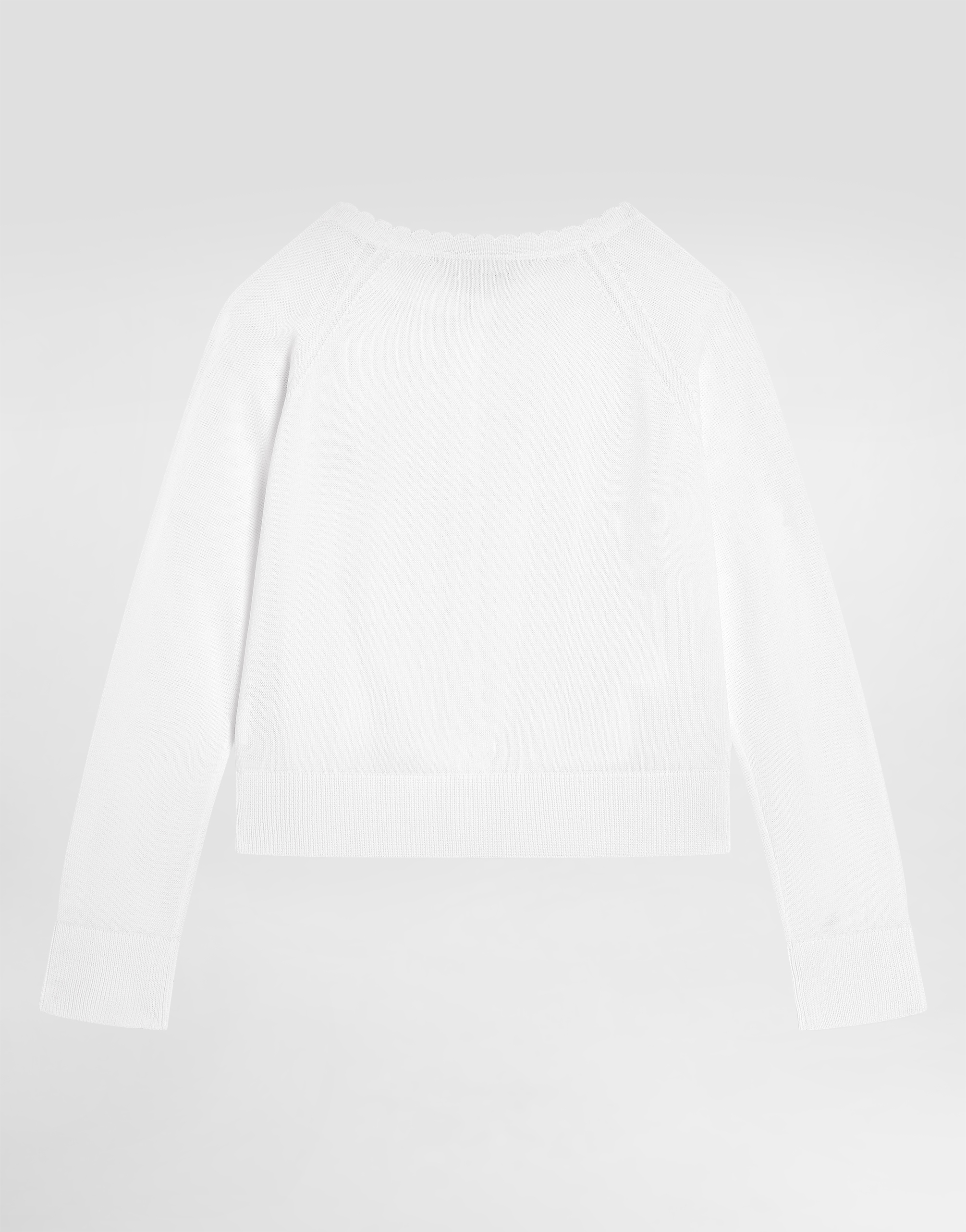 Satin viscose cardigan