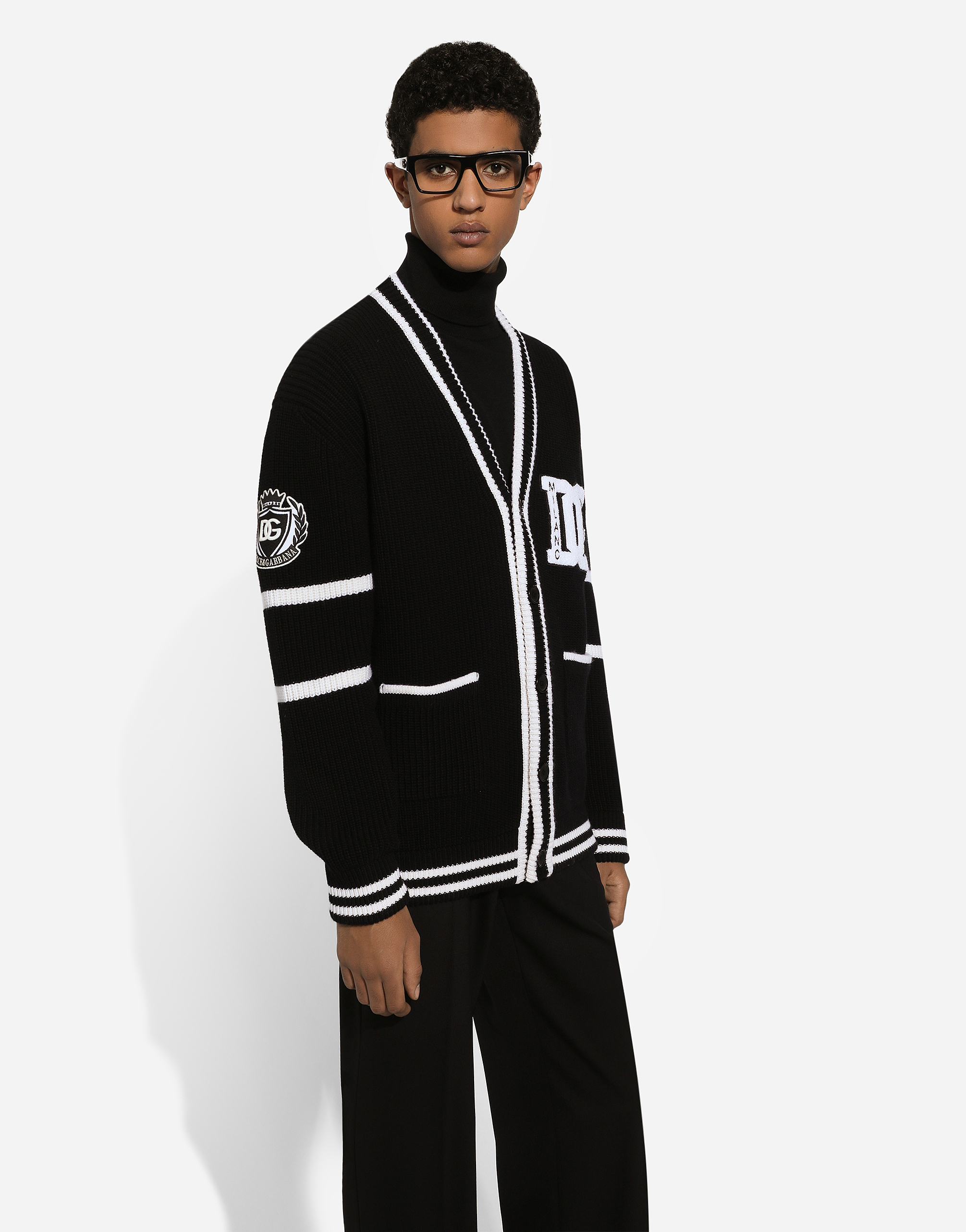 Dolce & Gabbana Cardigan In Black