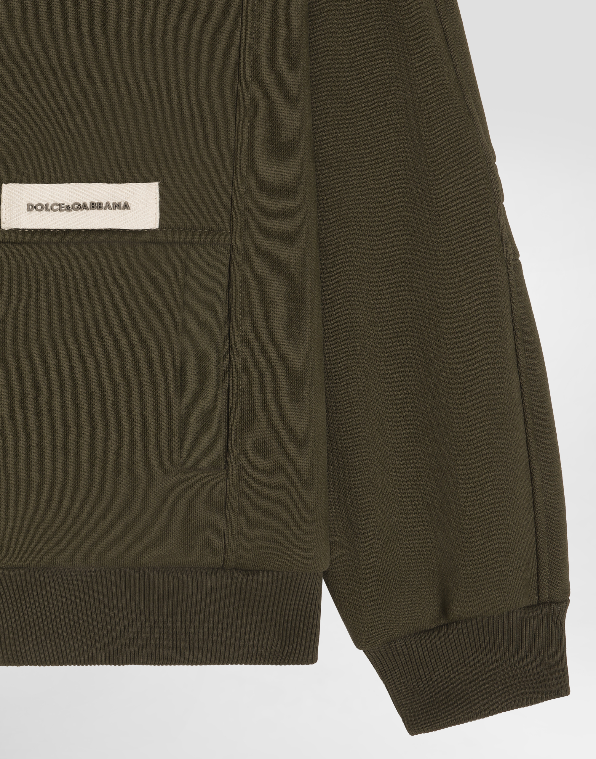  Dolce & Gabbana Hooded Sweatshirt With Logo Tape - Mann T-shirts Und Sweatshirts Multicolor 13 Years 