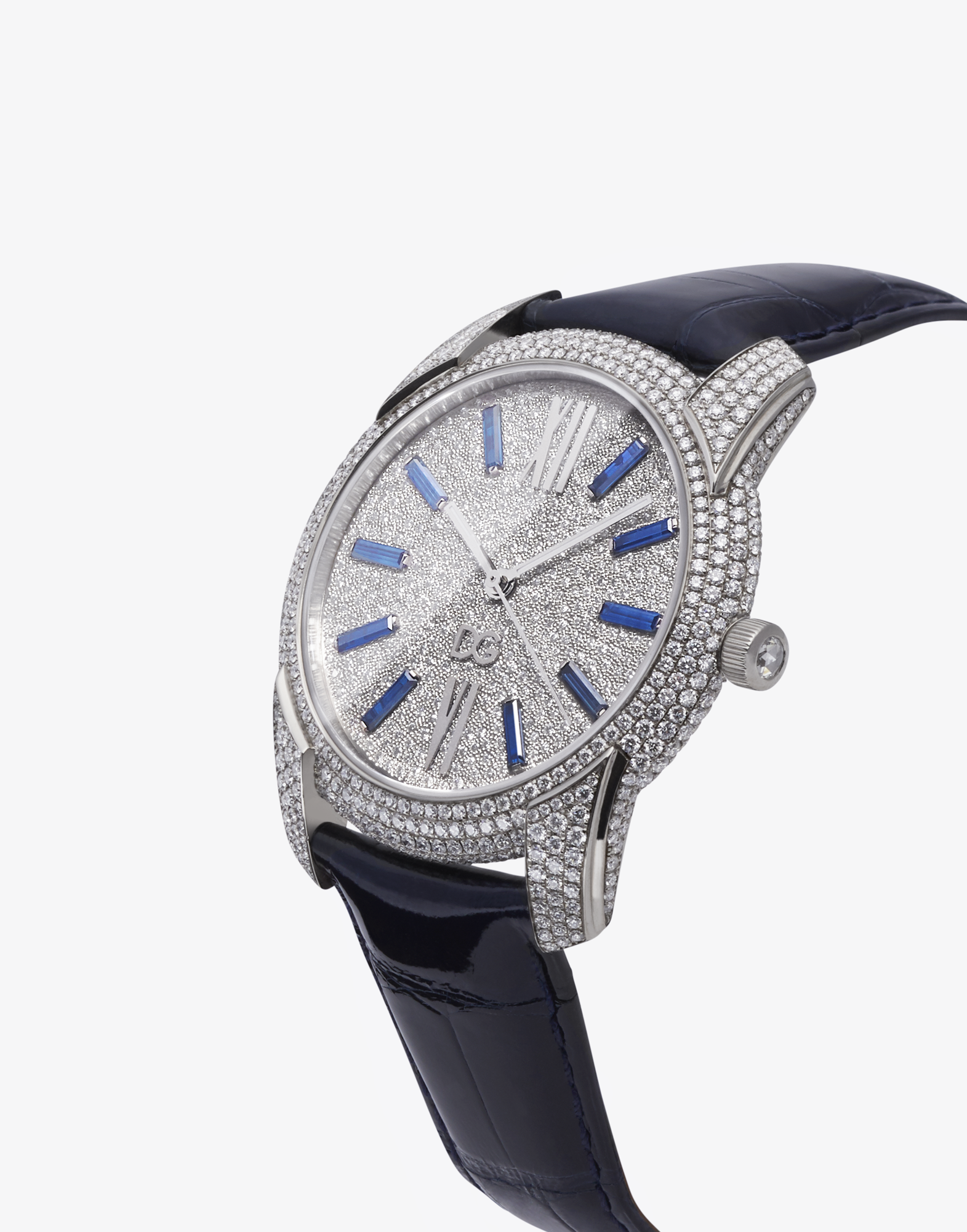 Special Pieces white gold watch with diamond pavé
