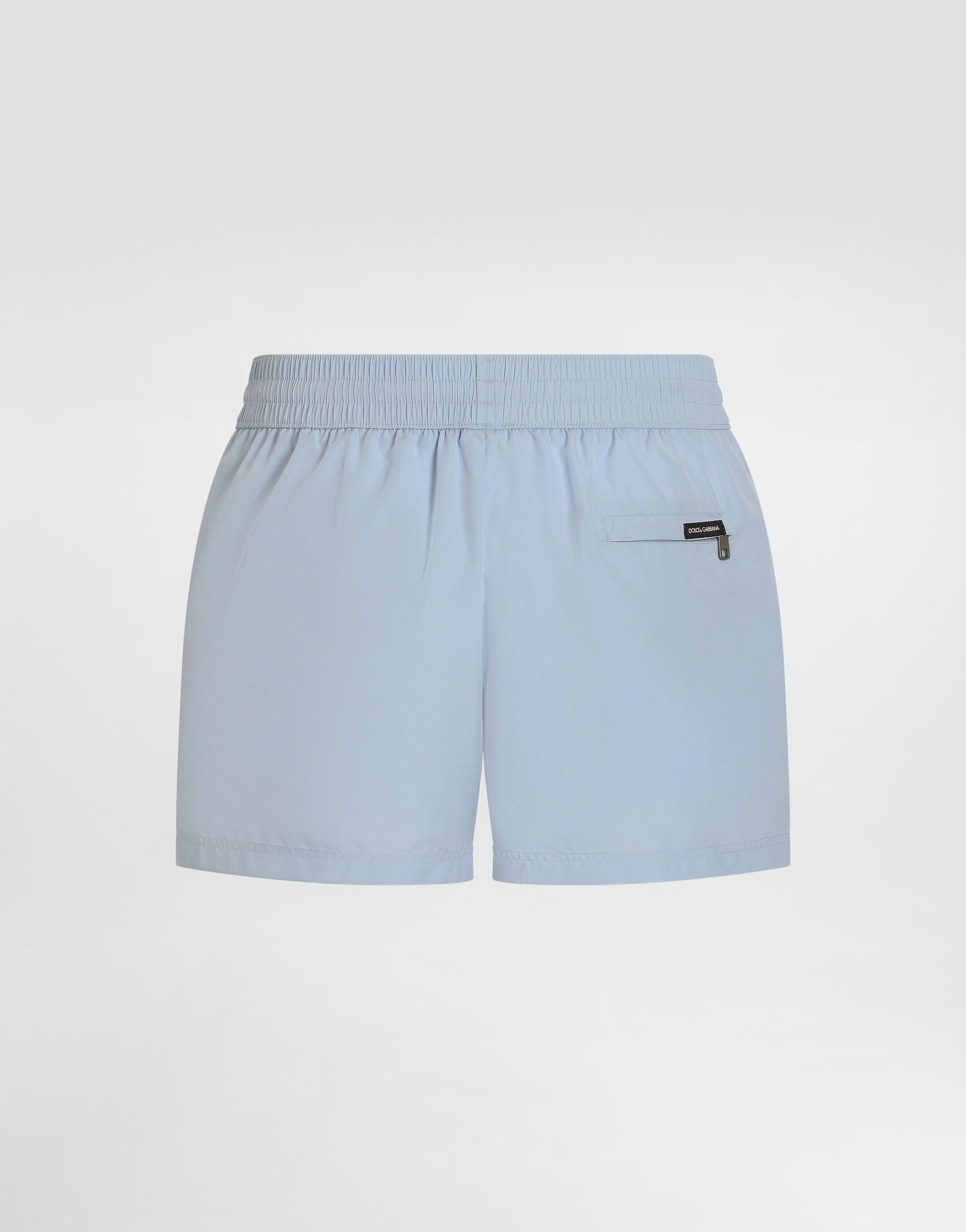 Dolce & Gabbana Drawstring-waist Swim Shorts In Blue