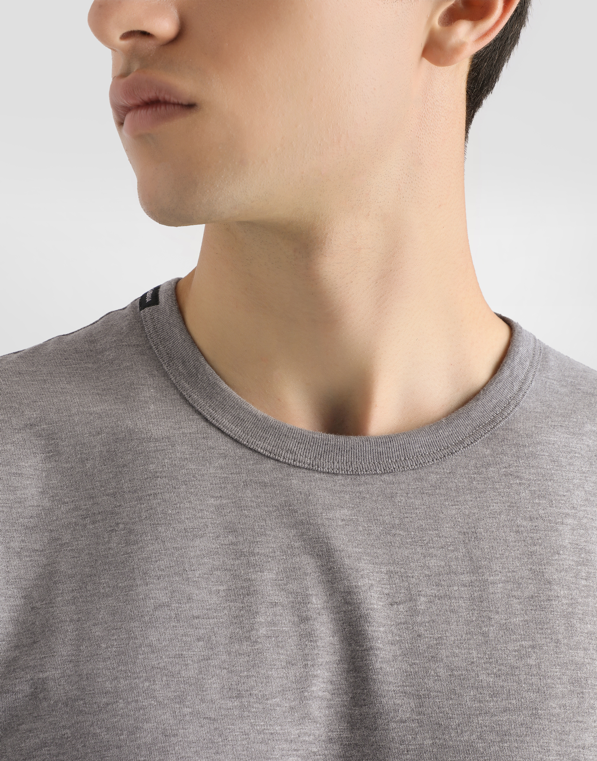 Dolce & Gabbana Cotton T-shirt In Gray