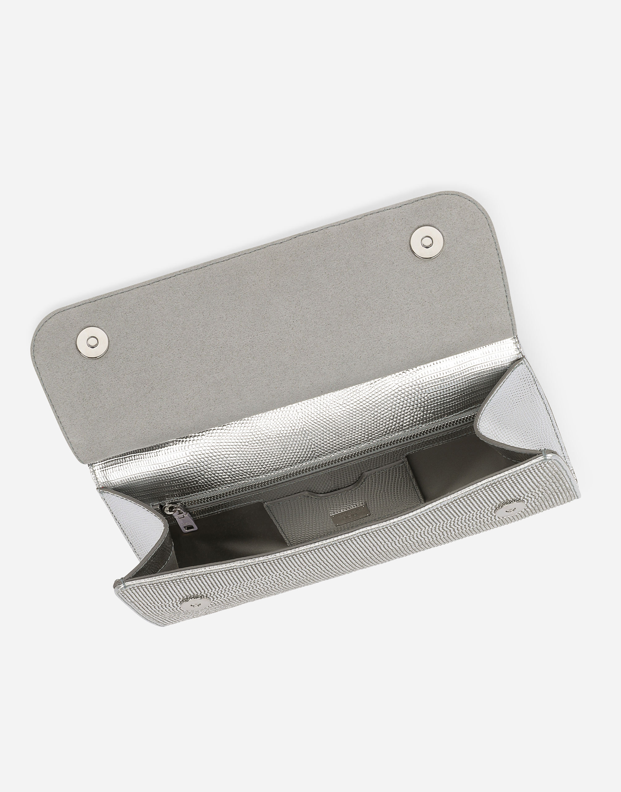 DOLCE & GABBANA SATIN SICILY BAG WITH FUSIBLE RHINESTONES