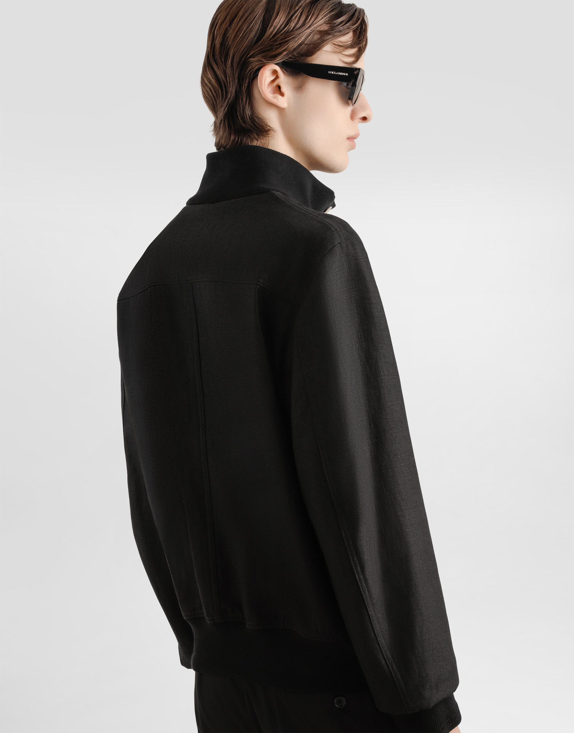 Linen blouson