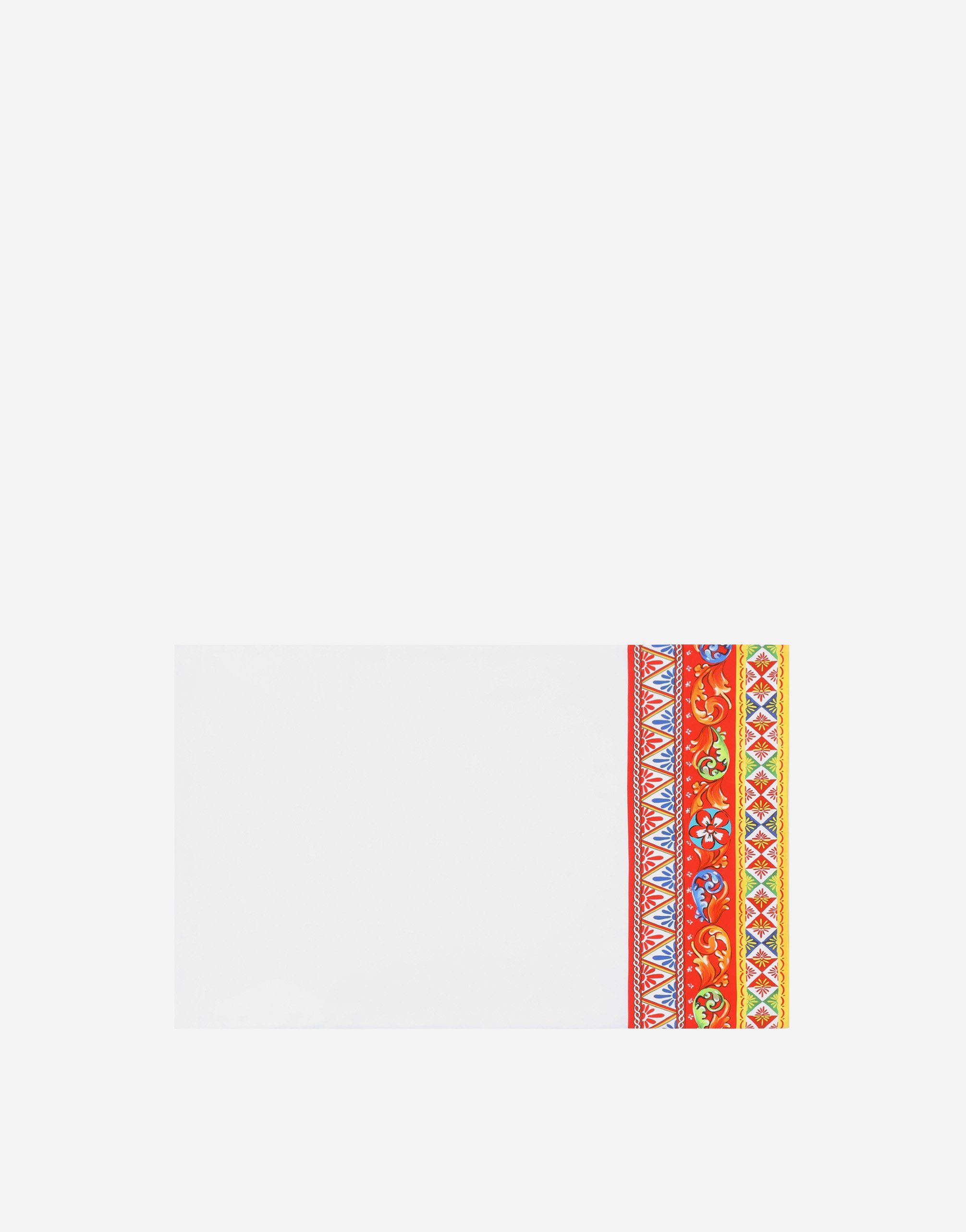 Dolce & Gabbana Set 2 Cotton Sateen Pillowcases In Multi