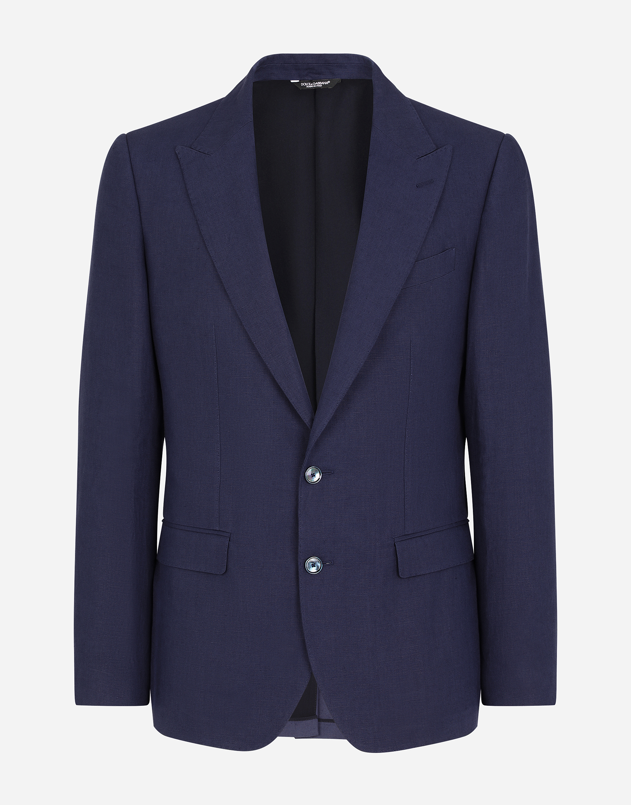 スーツ DOLCE  GABBANA Women Suit Jackets F29YCTHUMUAF3981 Blue Single-breasted floral quilted jacquard Turlington jacket in