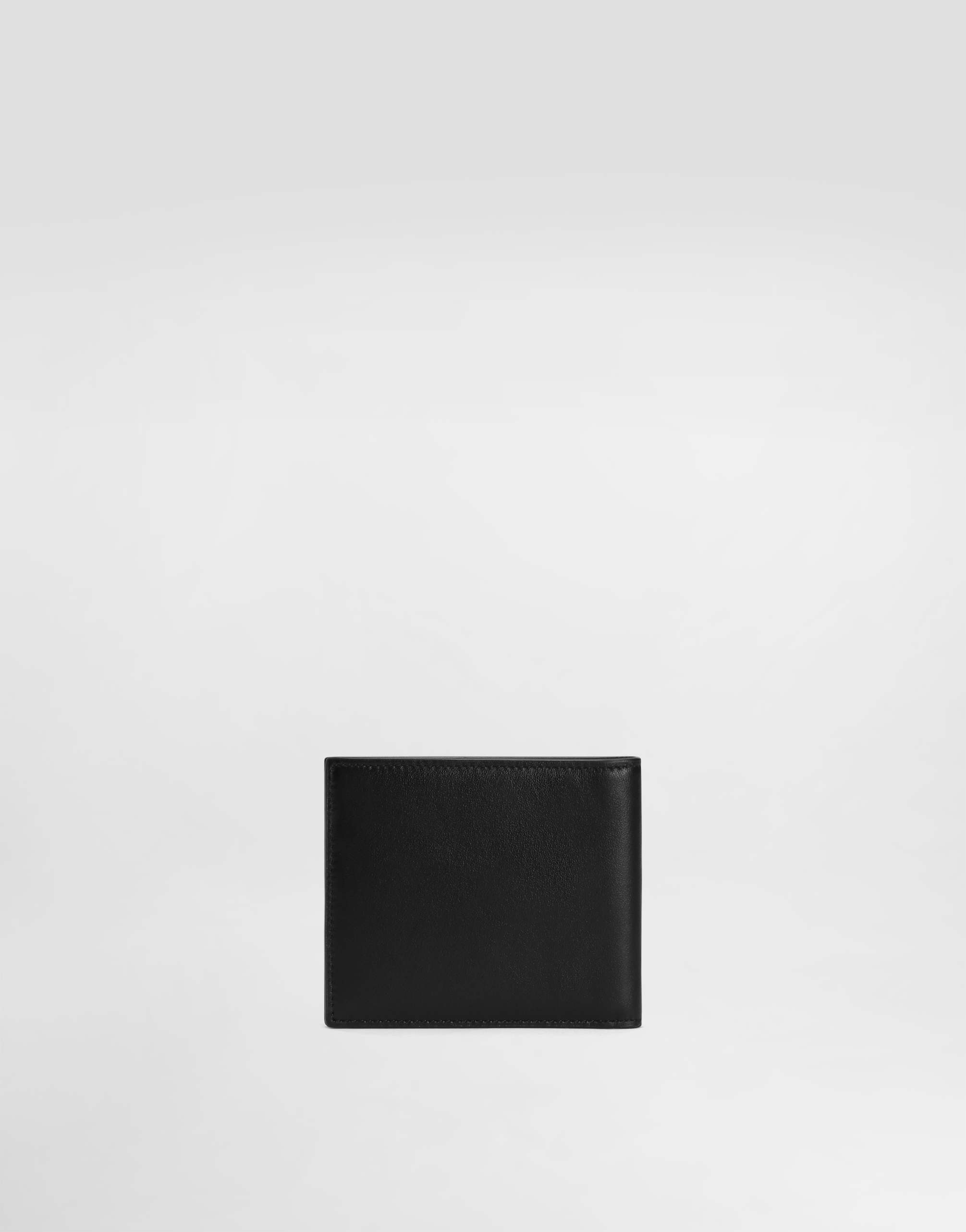 DOLCE & GABBANA CALFSKIN BIFOLD WALLET WITH LOGO