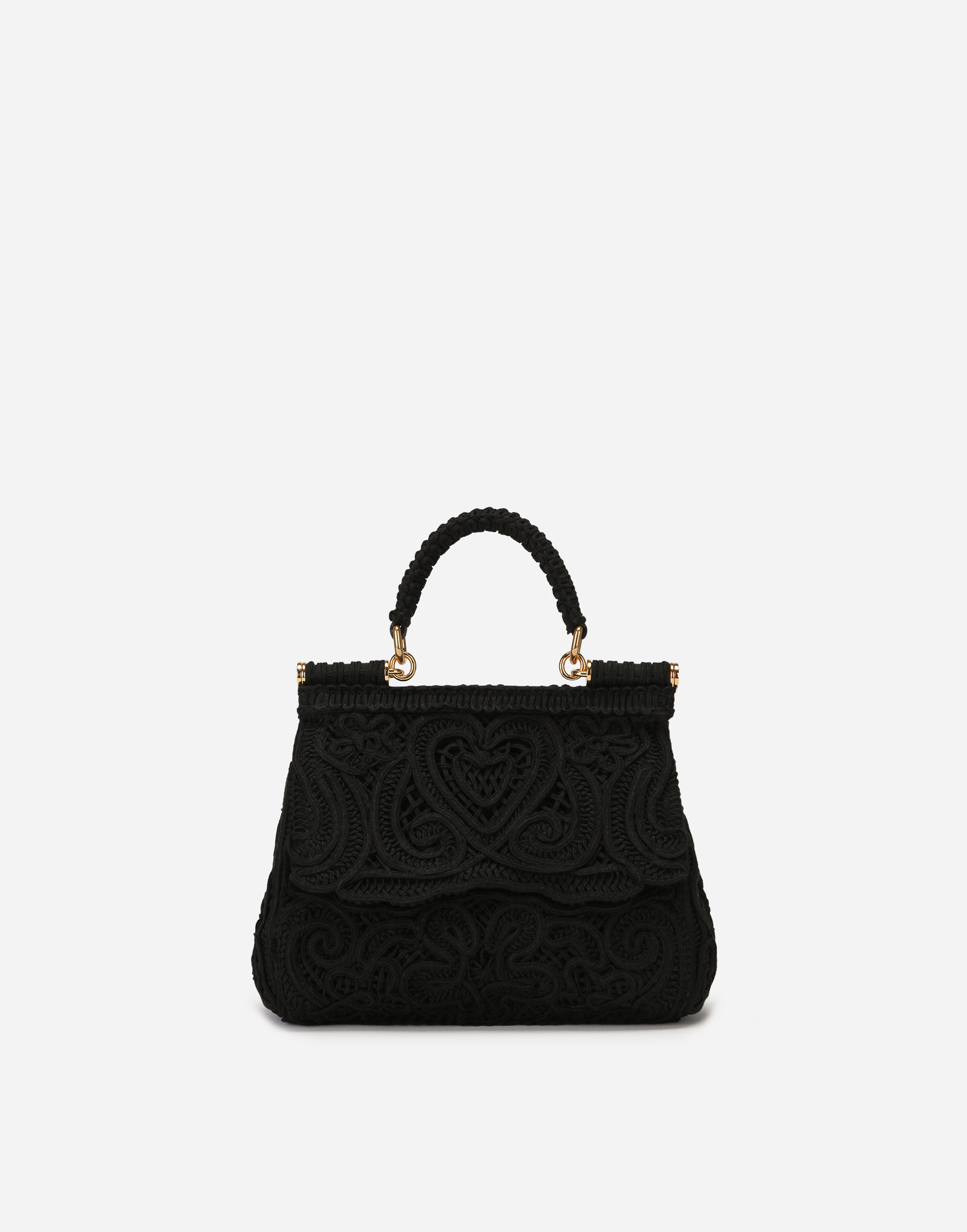 Medium Sicily handbag in BLACK for Women | Dolce&Gabbana® US