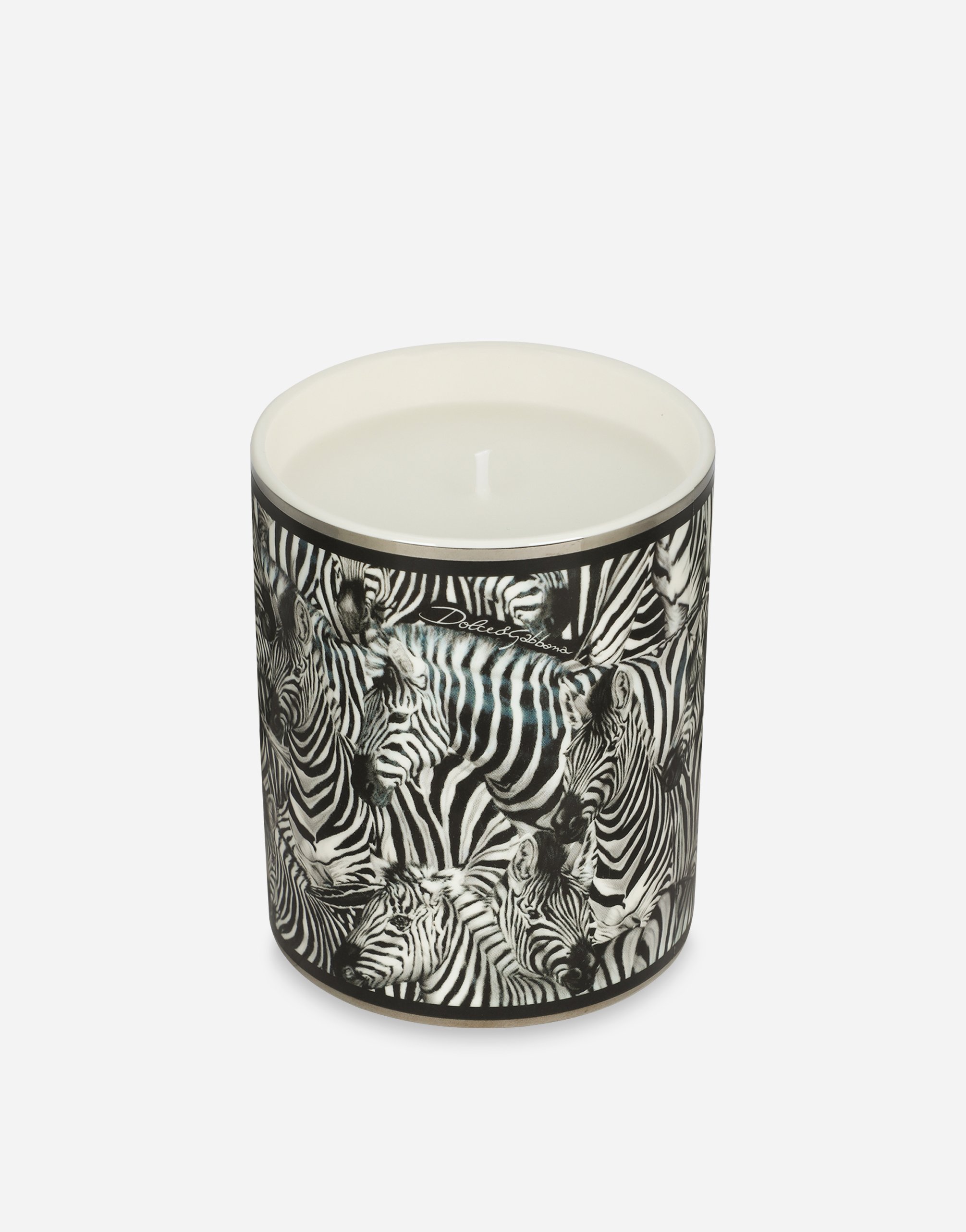 Shop Dolce & Gabbana Porcelain Scented Candle – Lychee And Mulberry In Multicolor