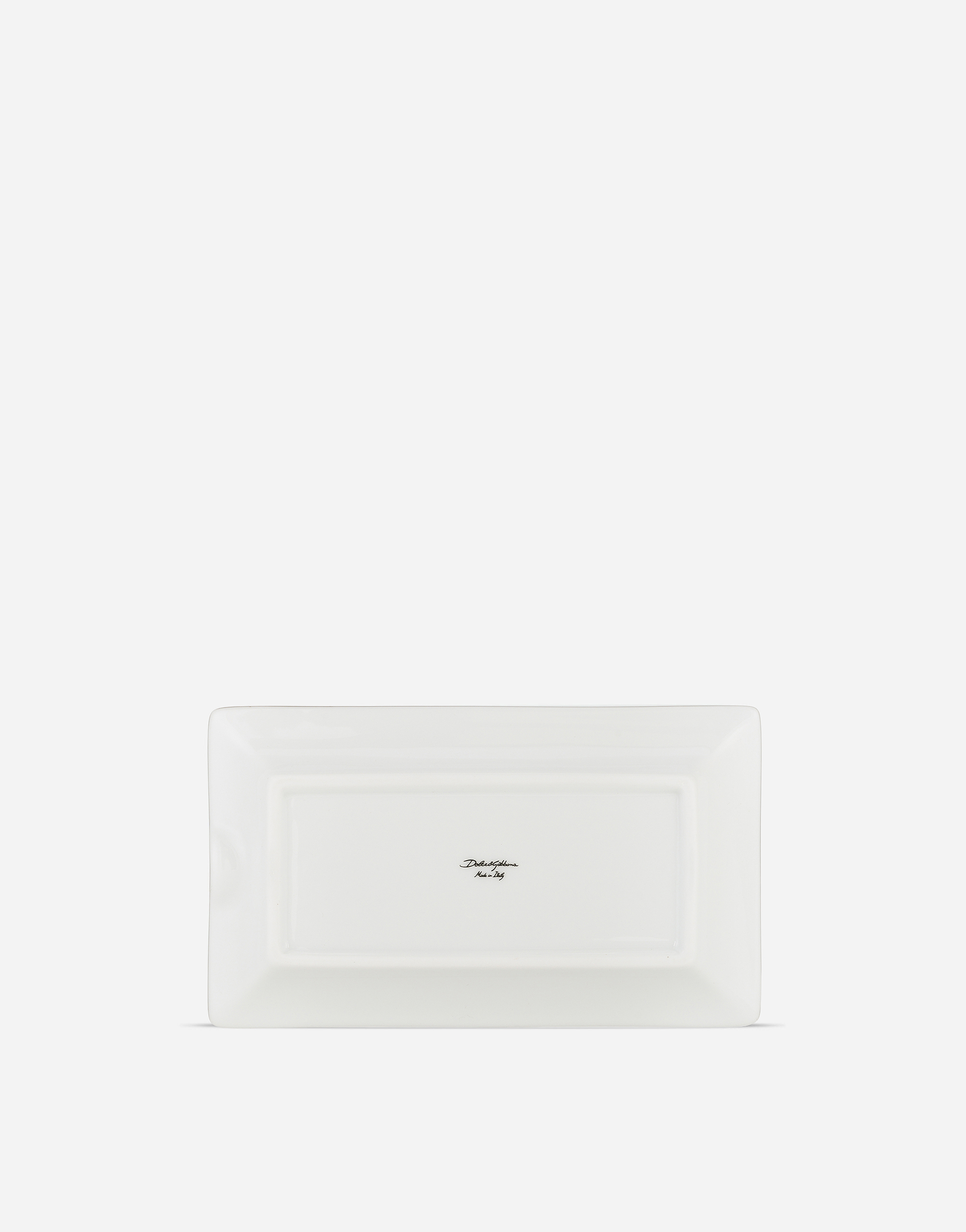 Dolce & Gabbana Porcelain Ashtray In Multicolor