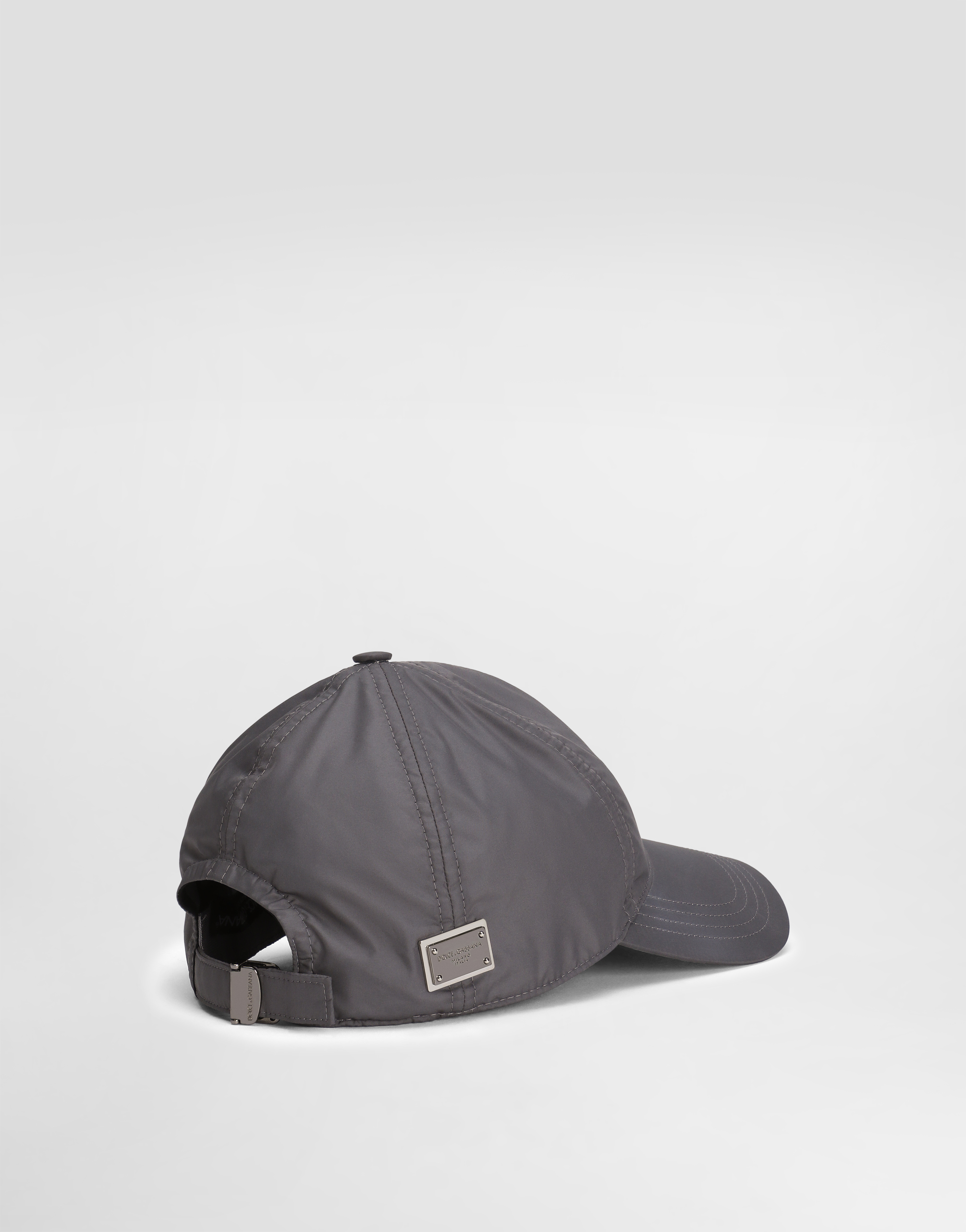 Dolce & Gabbana Baseball Cap With Logo In Grey