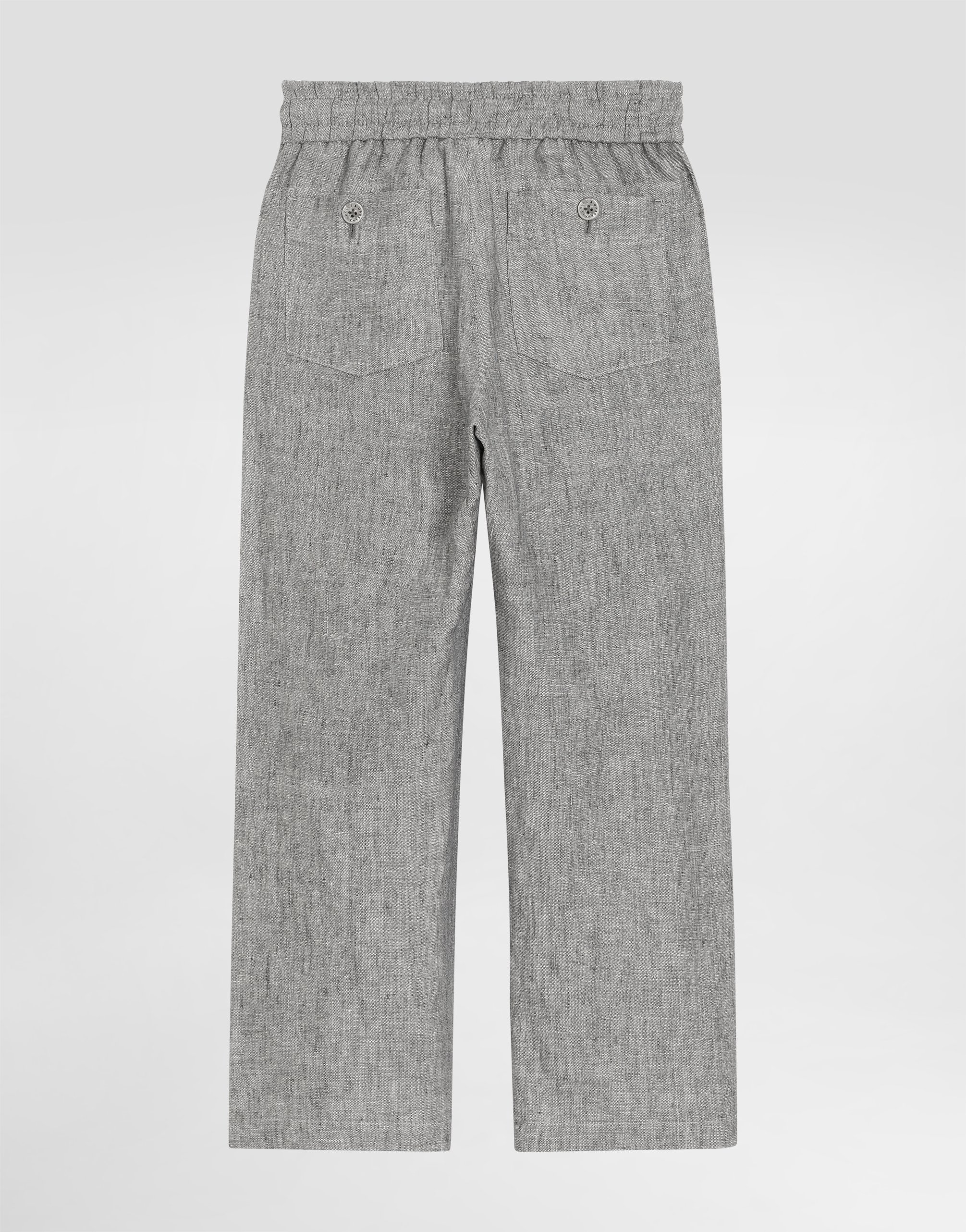 Jogging trousers washed linen canvas
