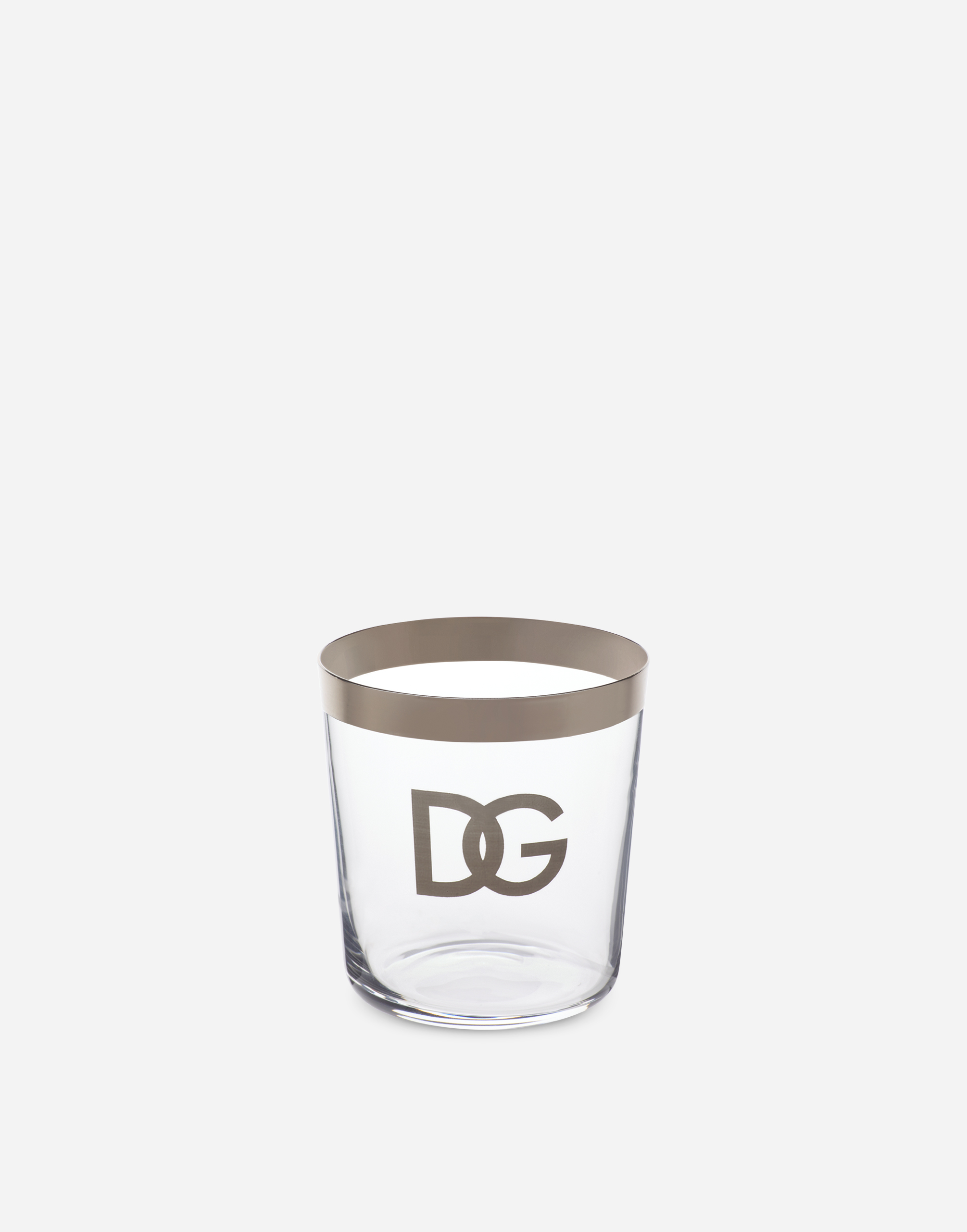 Dolce & Gabbana Set 2 Water Glasses In Multicolor