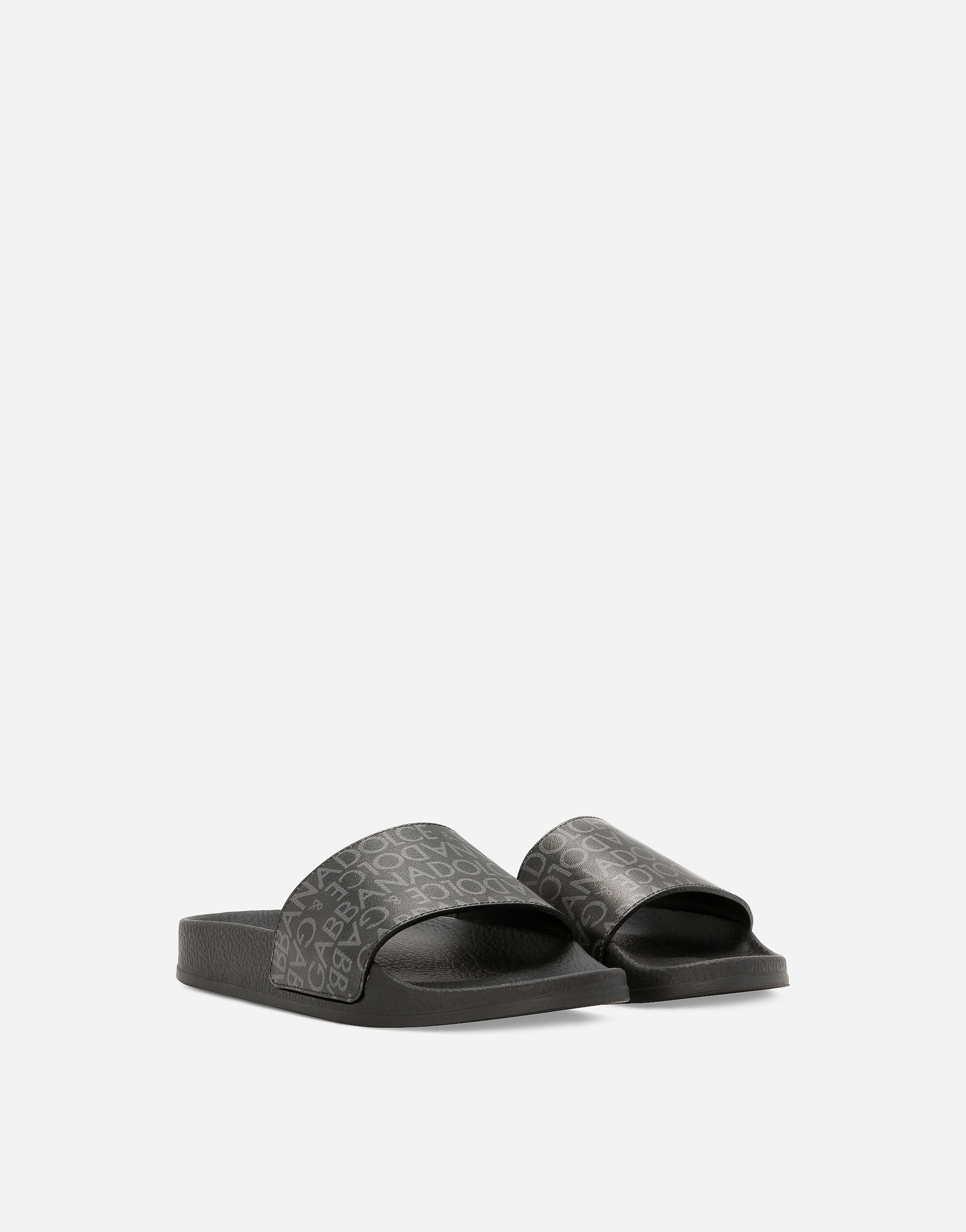 DOLCE & GABBANA CALFSKIN BEACH SLIDERS