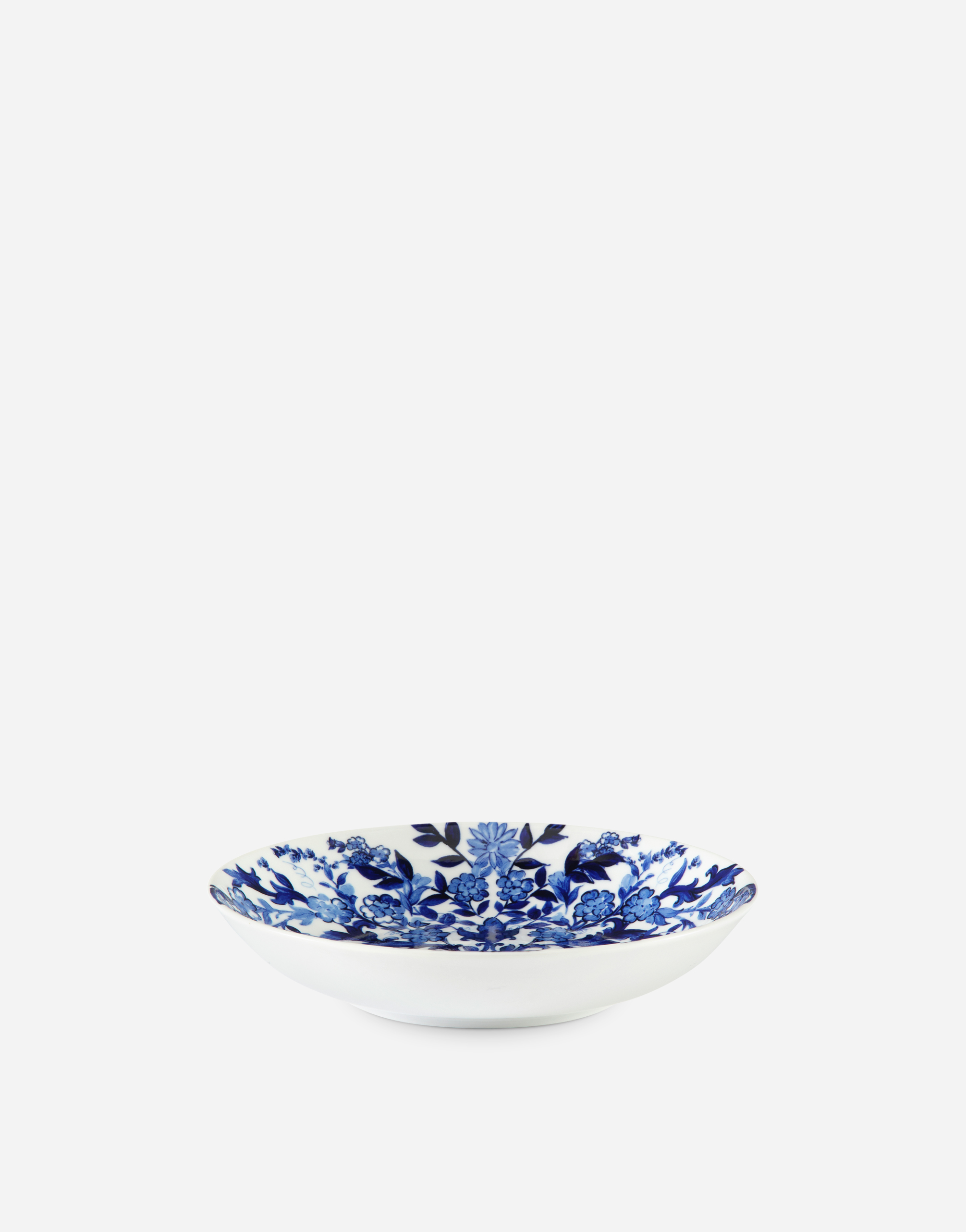 Dolce & Gabbana Set 2 Porcelain Soup Plates In Multicolor