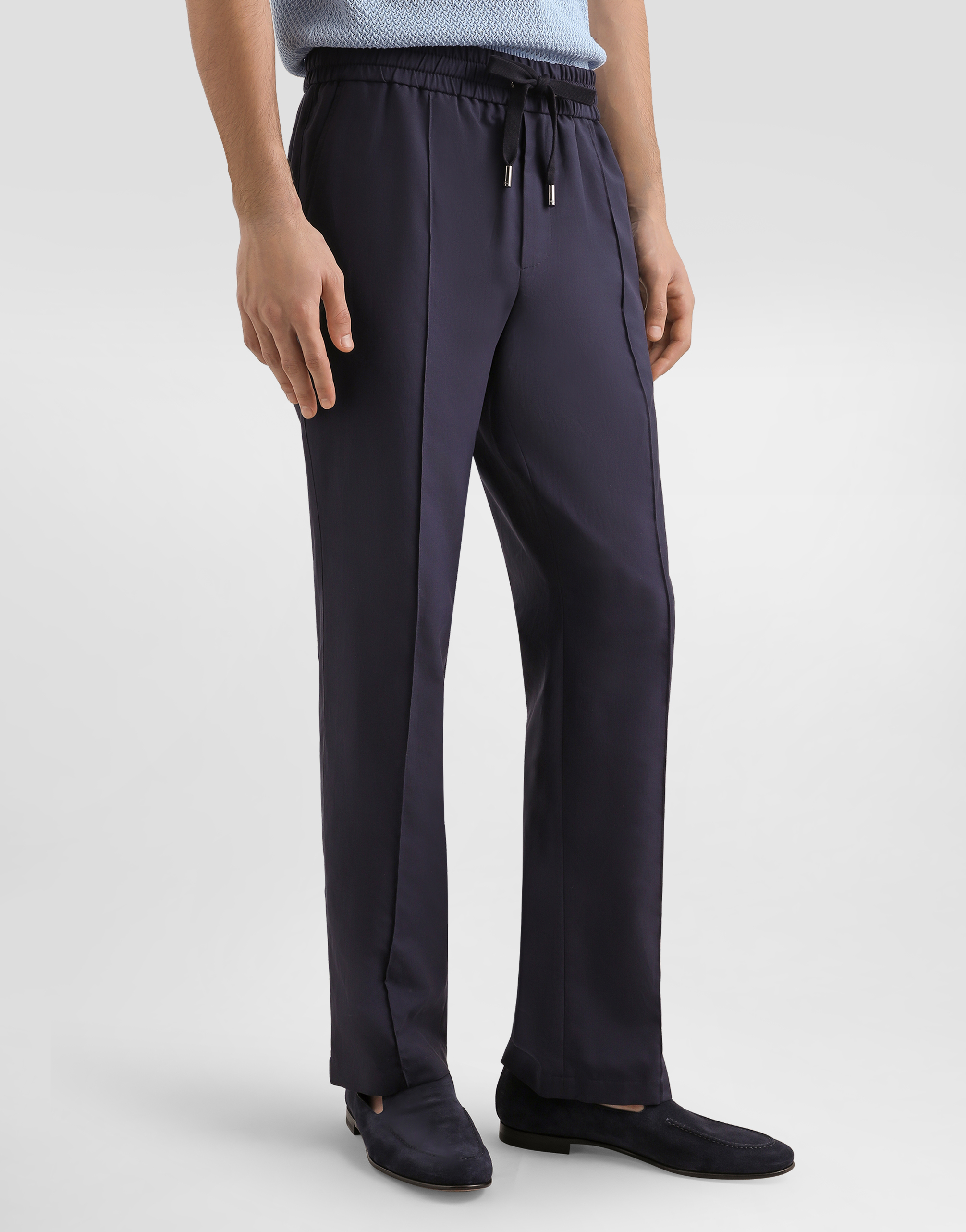 Dolce & Gabbana Silk And Gabardine Jogging Trousers