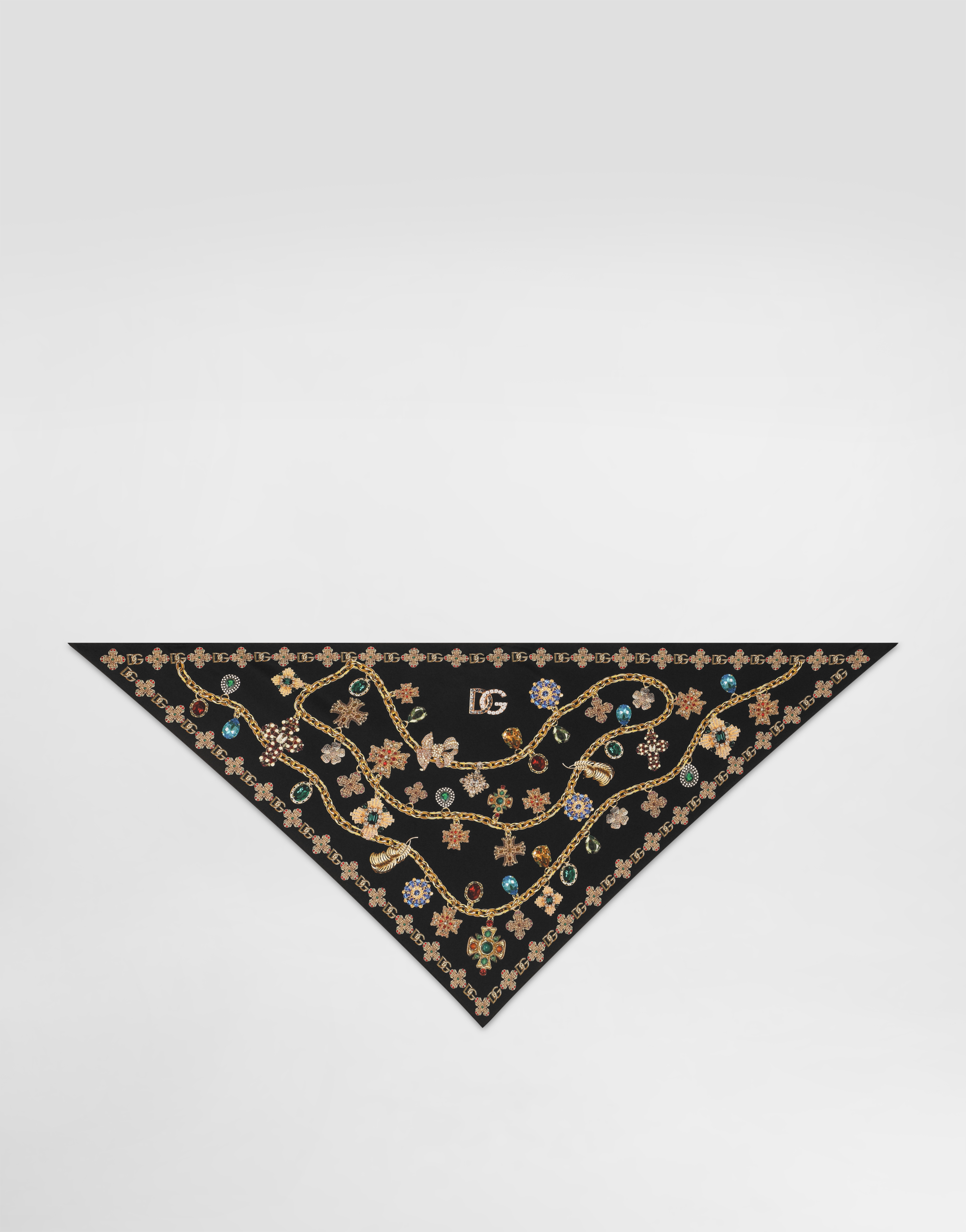 Silk twill stole