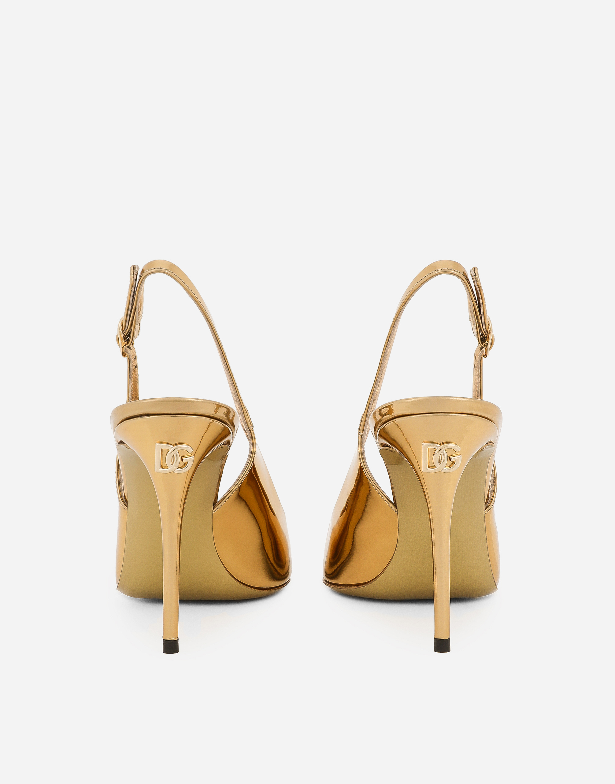 Calfskin slingbacks