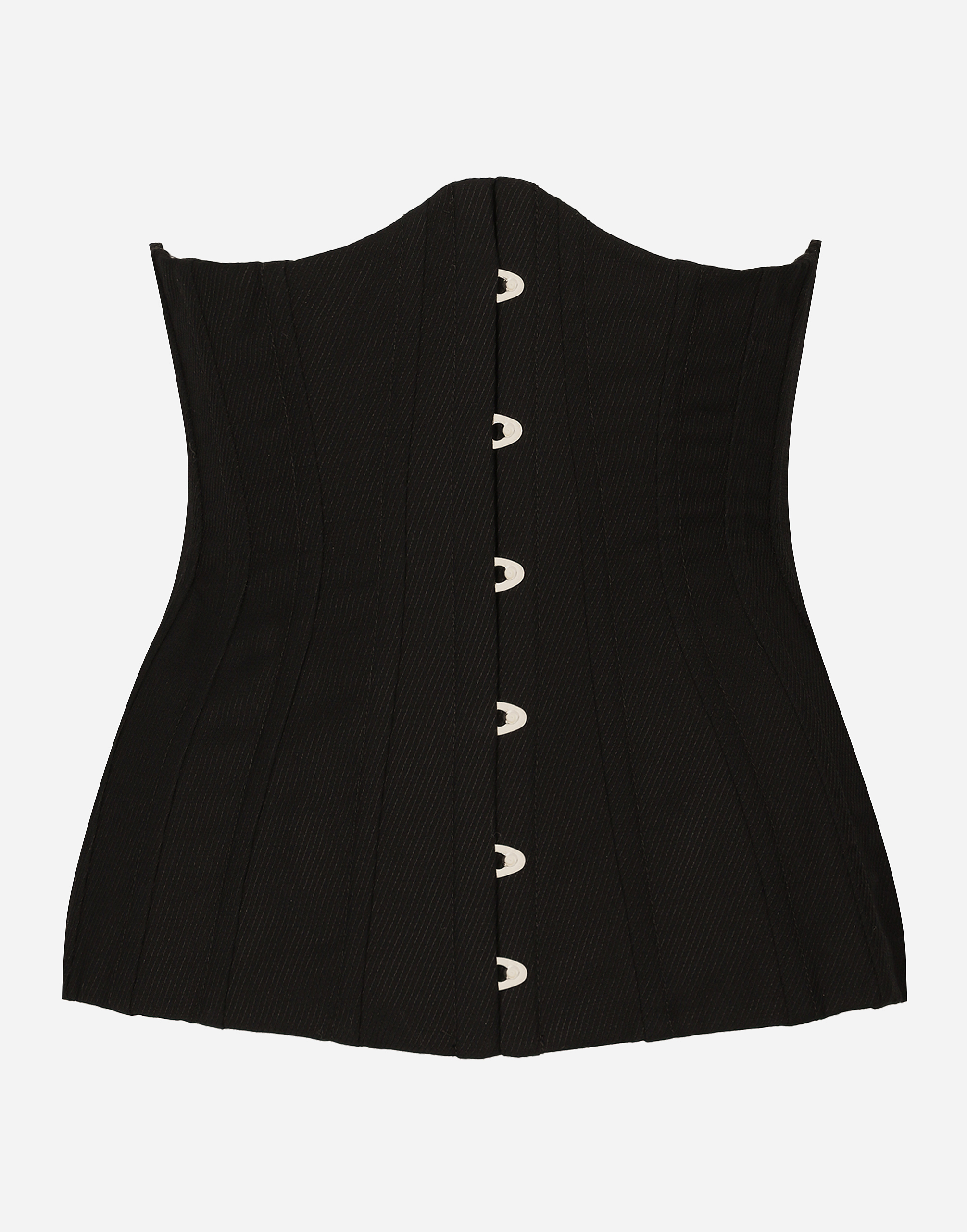 Dolce & Gabbana Cotton Bustier Belt - Woman Belts Black