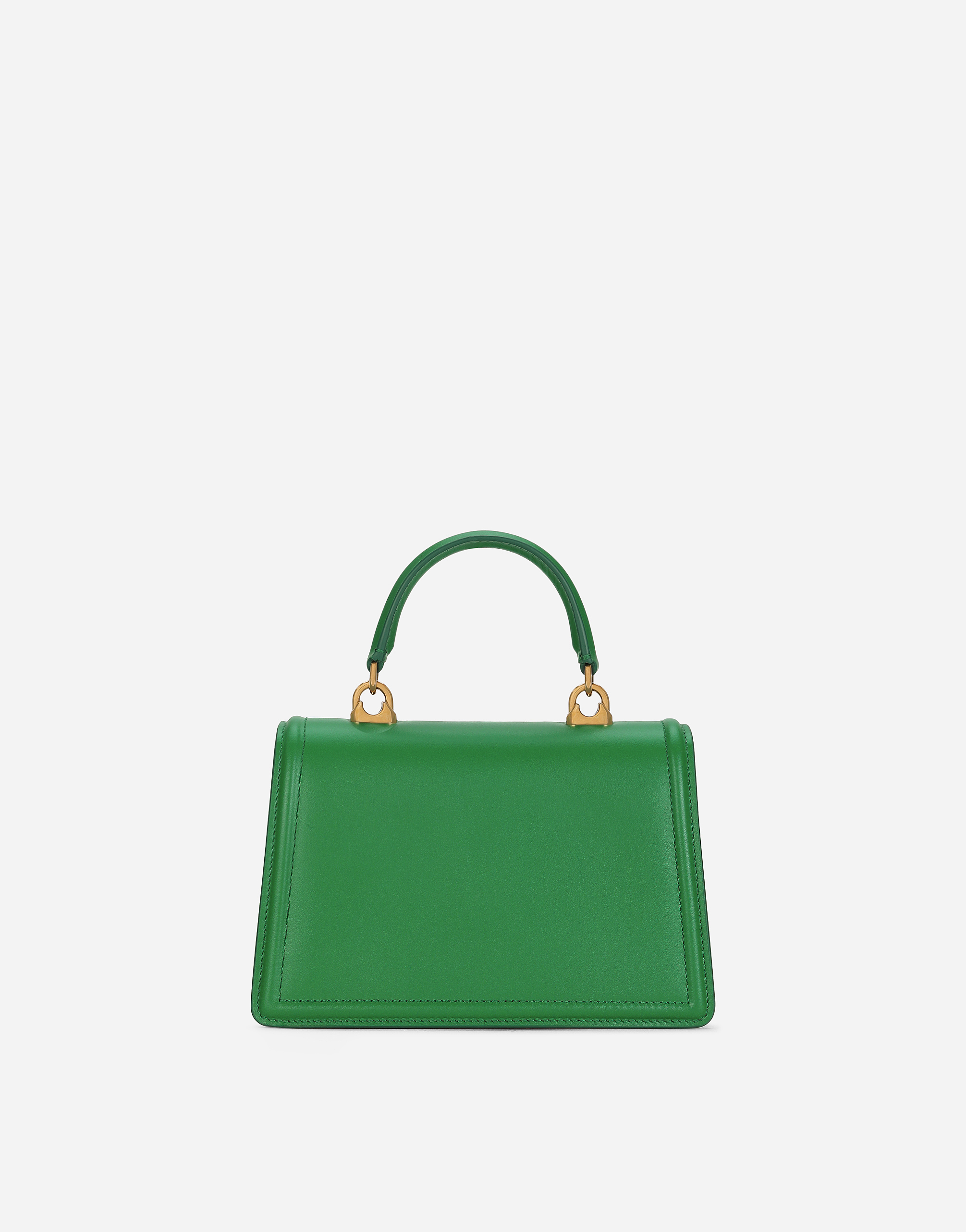 Dolce & Gabbana Small Devotion Top-handle Bag In Green