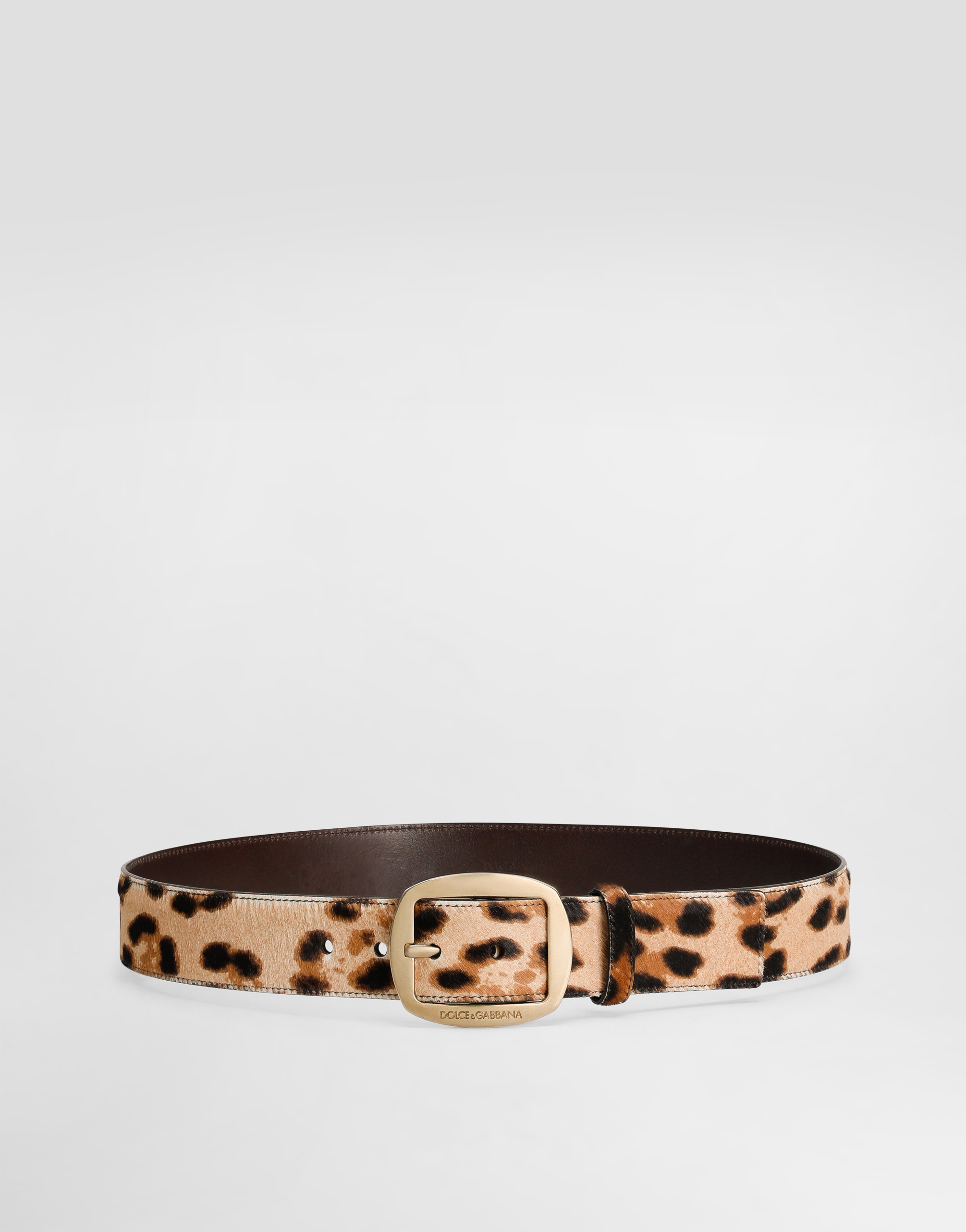 Calf belt with leo print