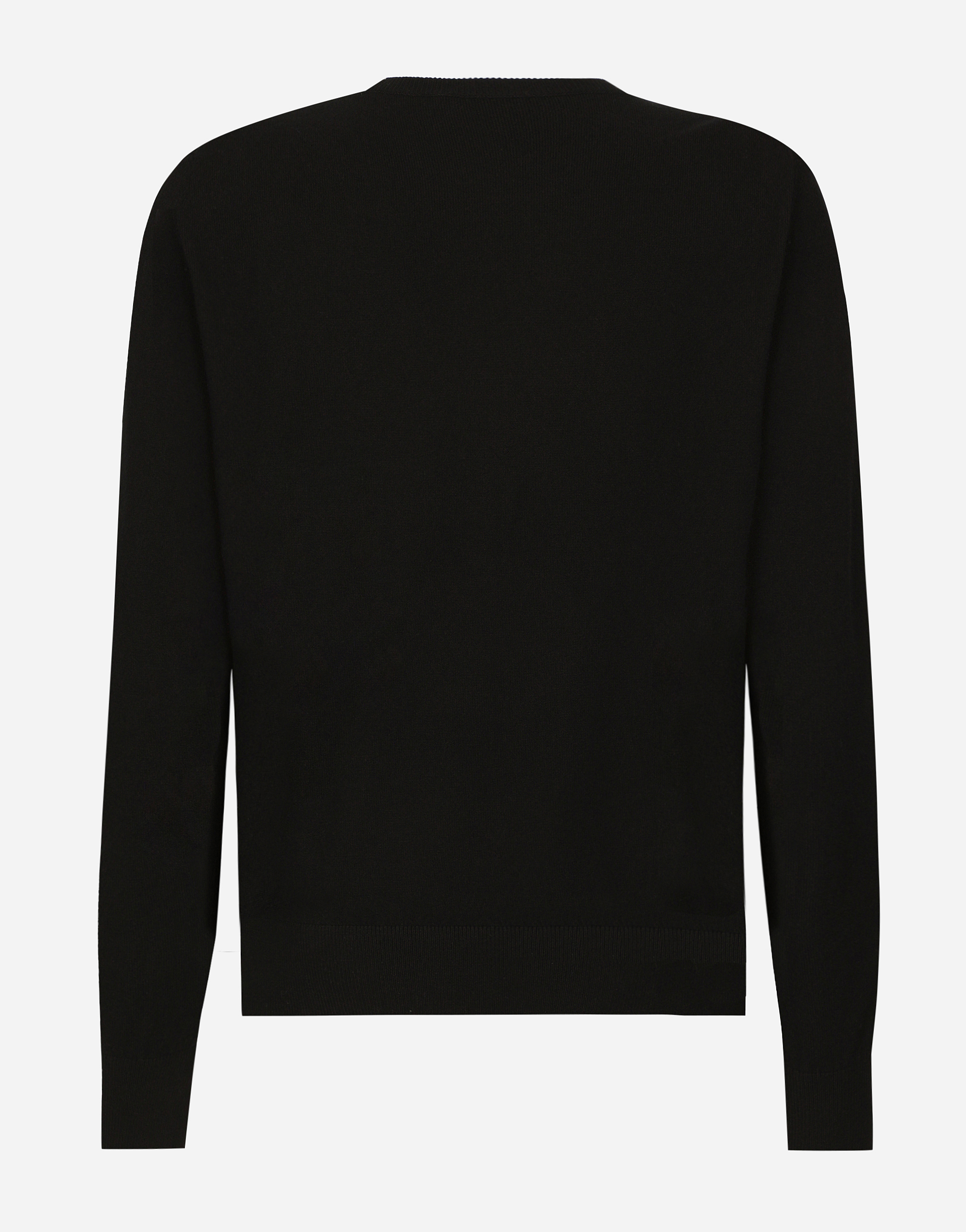 Dolce & Gabbana Crew-neck Sweater In Black