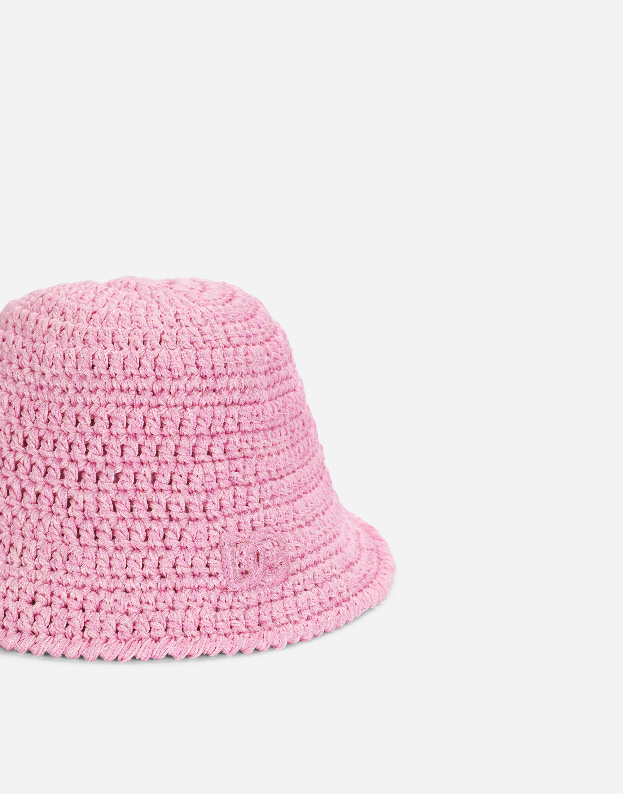 Dolce & Gabbana Cotton Crochet Hat In Multicolor