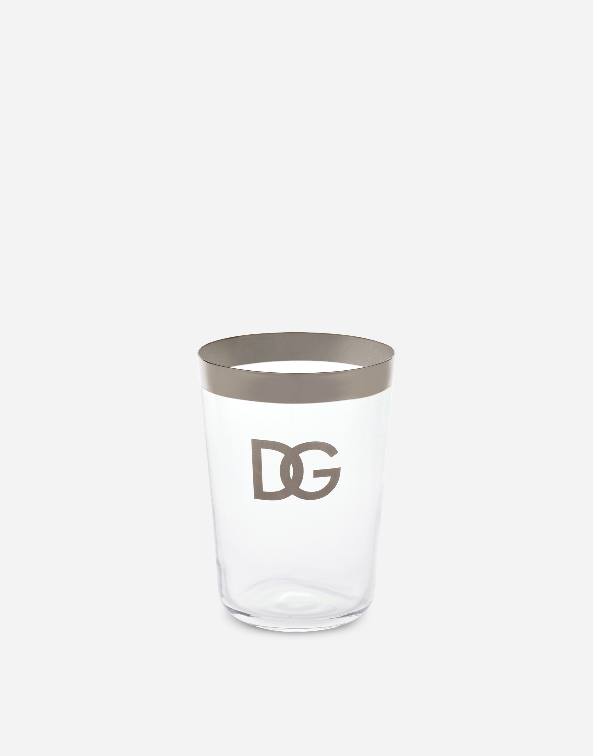 Dolce & Gabbana Set 2 Beverage Glasses In Multicolor