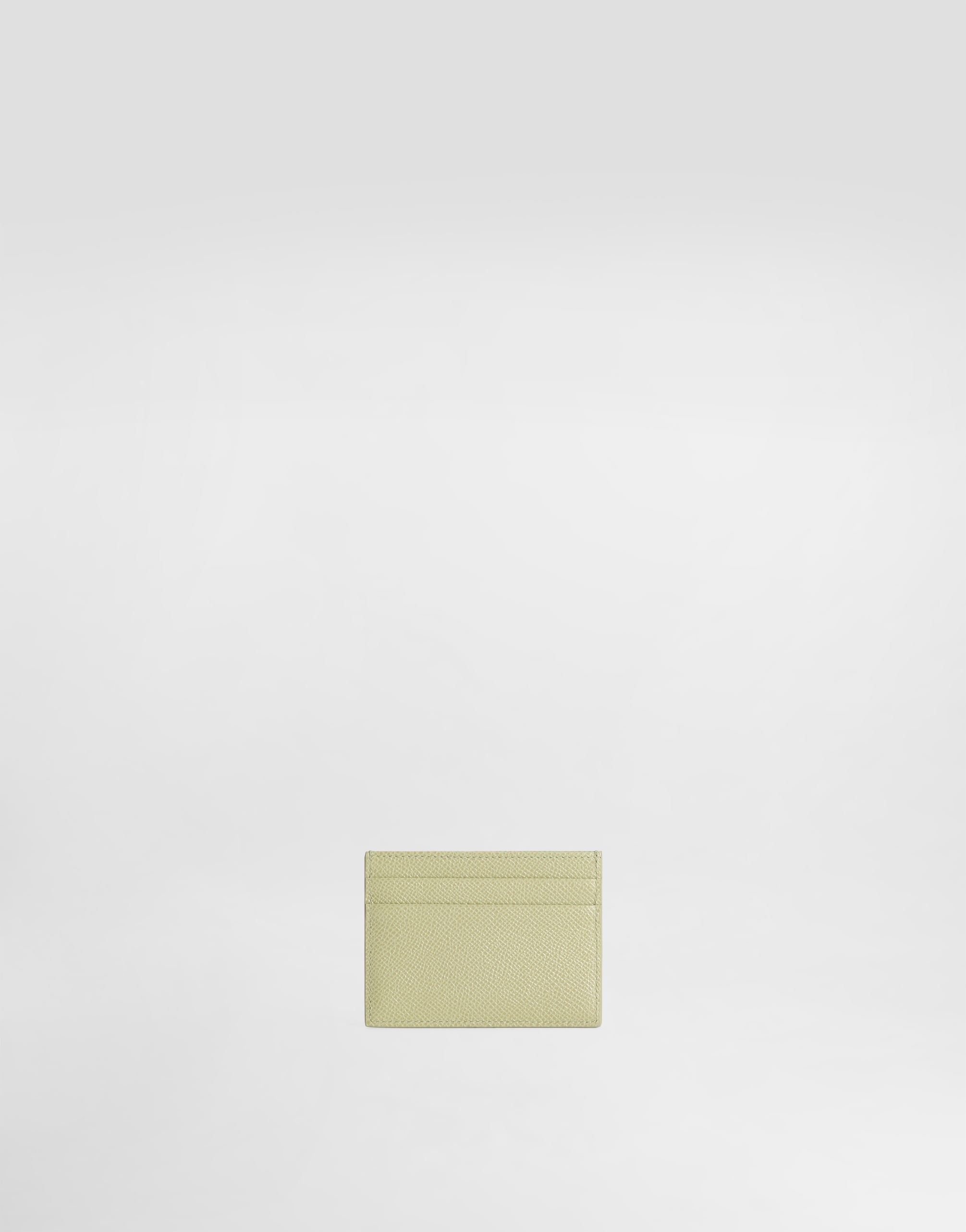  Dolce & Gabbana Dauphine Calfskin Card Holder - Frau Geldbörsen Und Kleinlederwaren Green Leder Onesize 