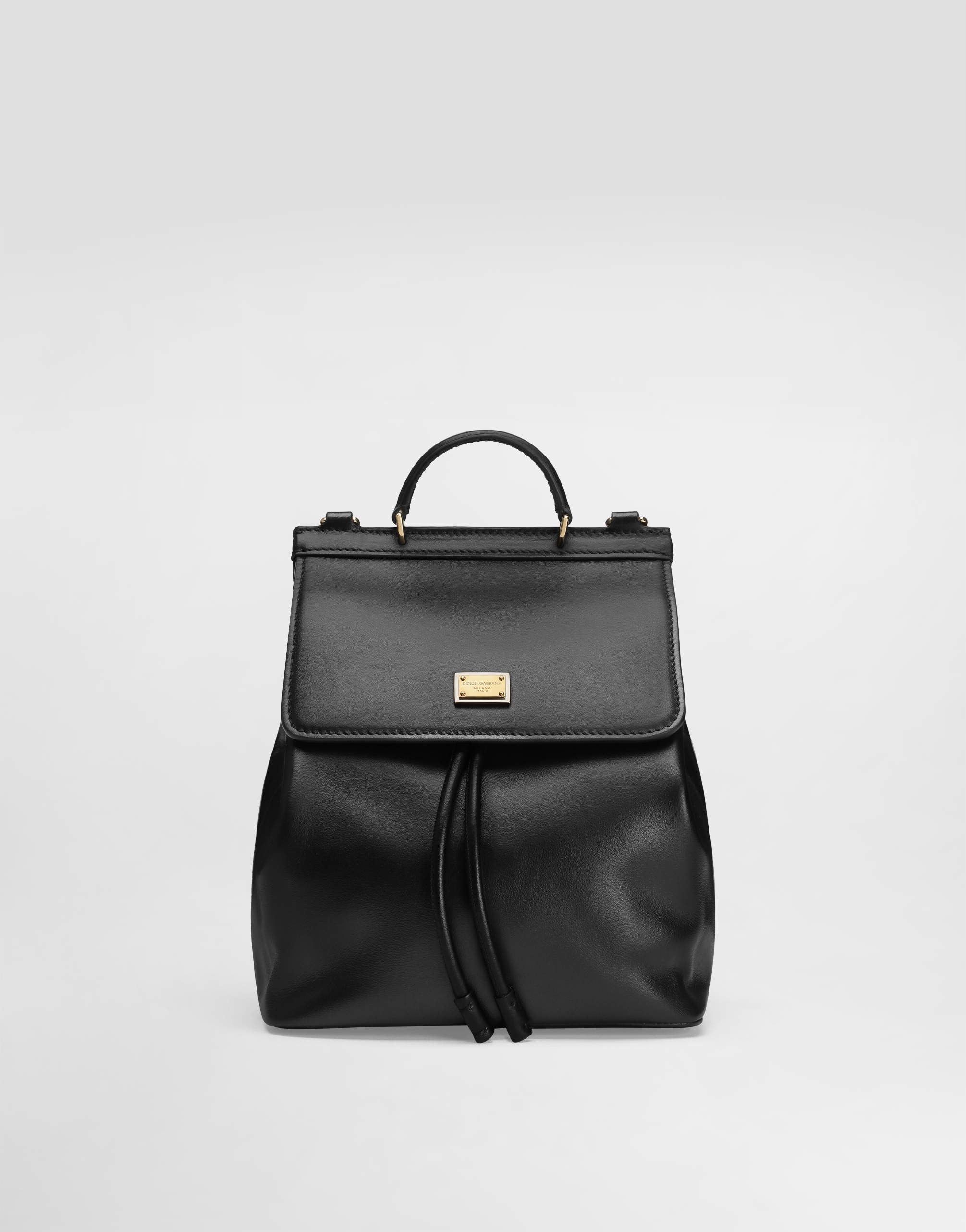 Dolce & Gabbana Backpack With Logo In Black
