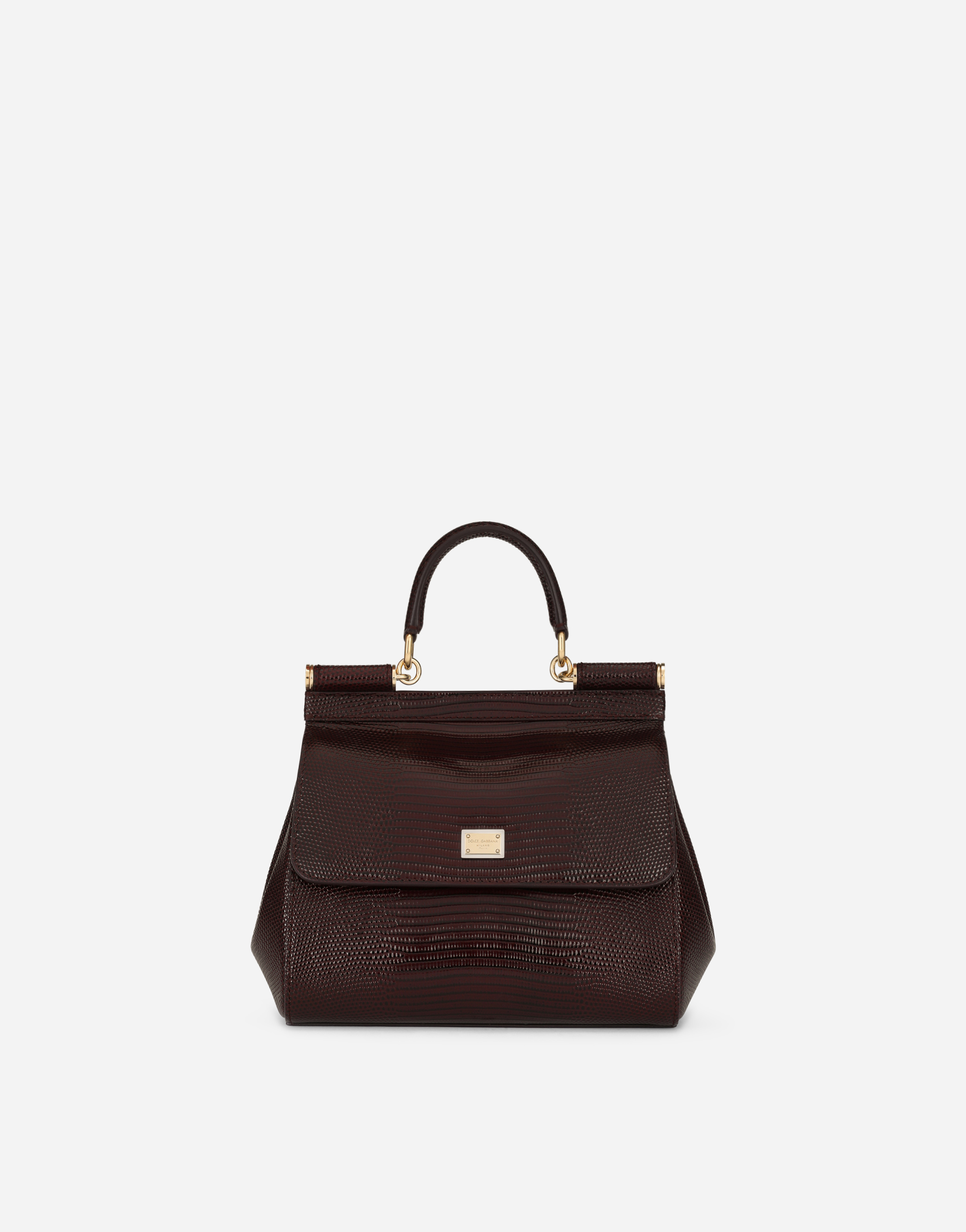 Dolce & Gabbana Borsa A Mano - Woman Handbags Burgundy Onesize