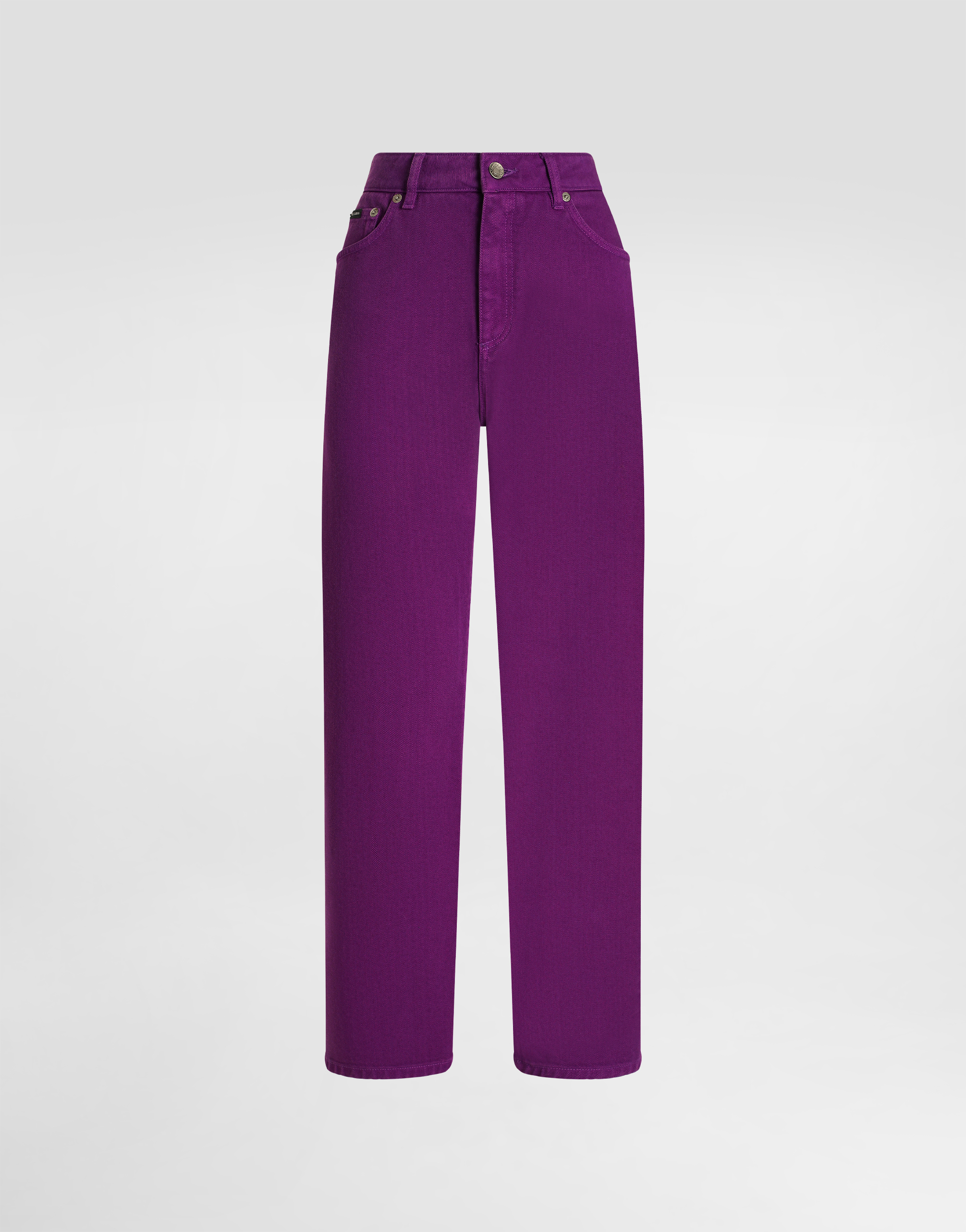 Dolce & Gabbana 5-pocket Denim Trousers In Multi