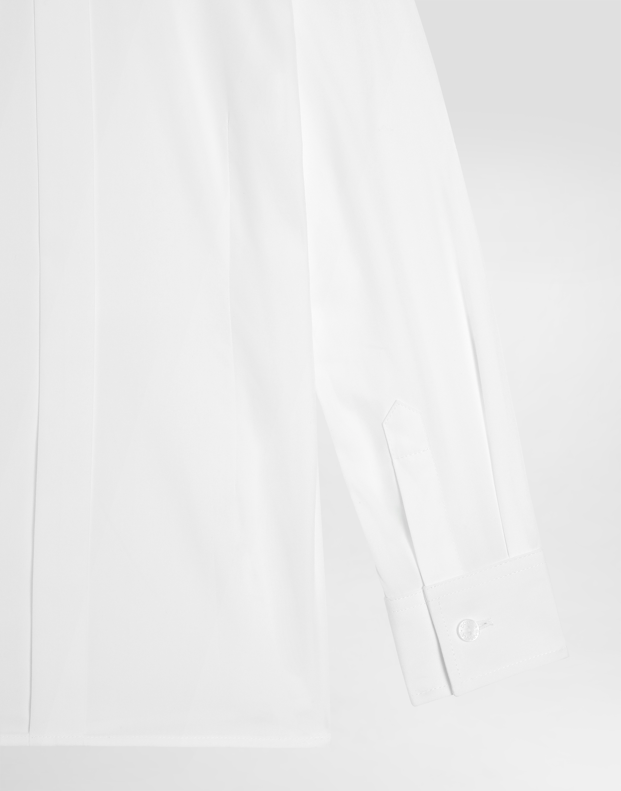 Poplin shirt with shirt-front detail