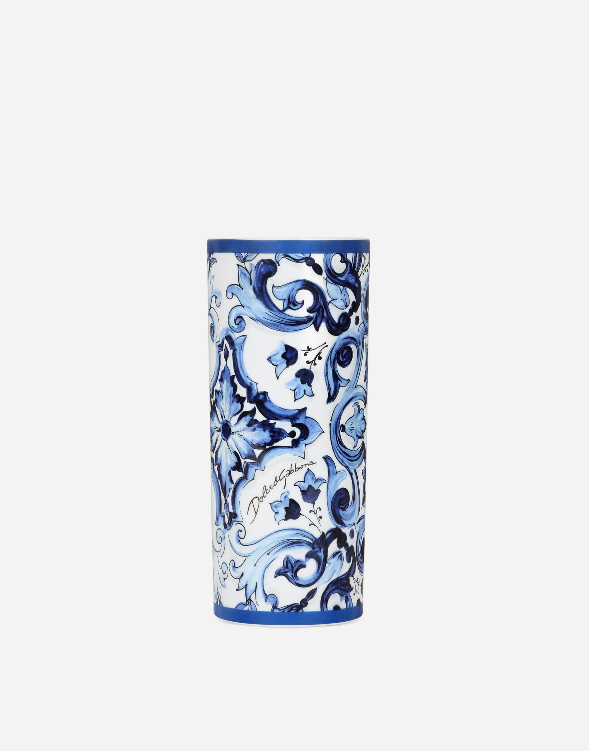 Cylindrical Porcelain Vase