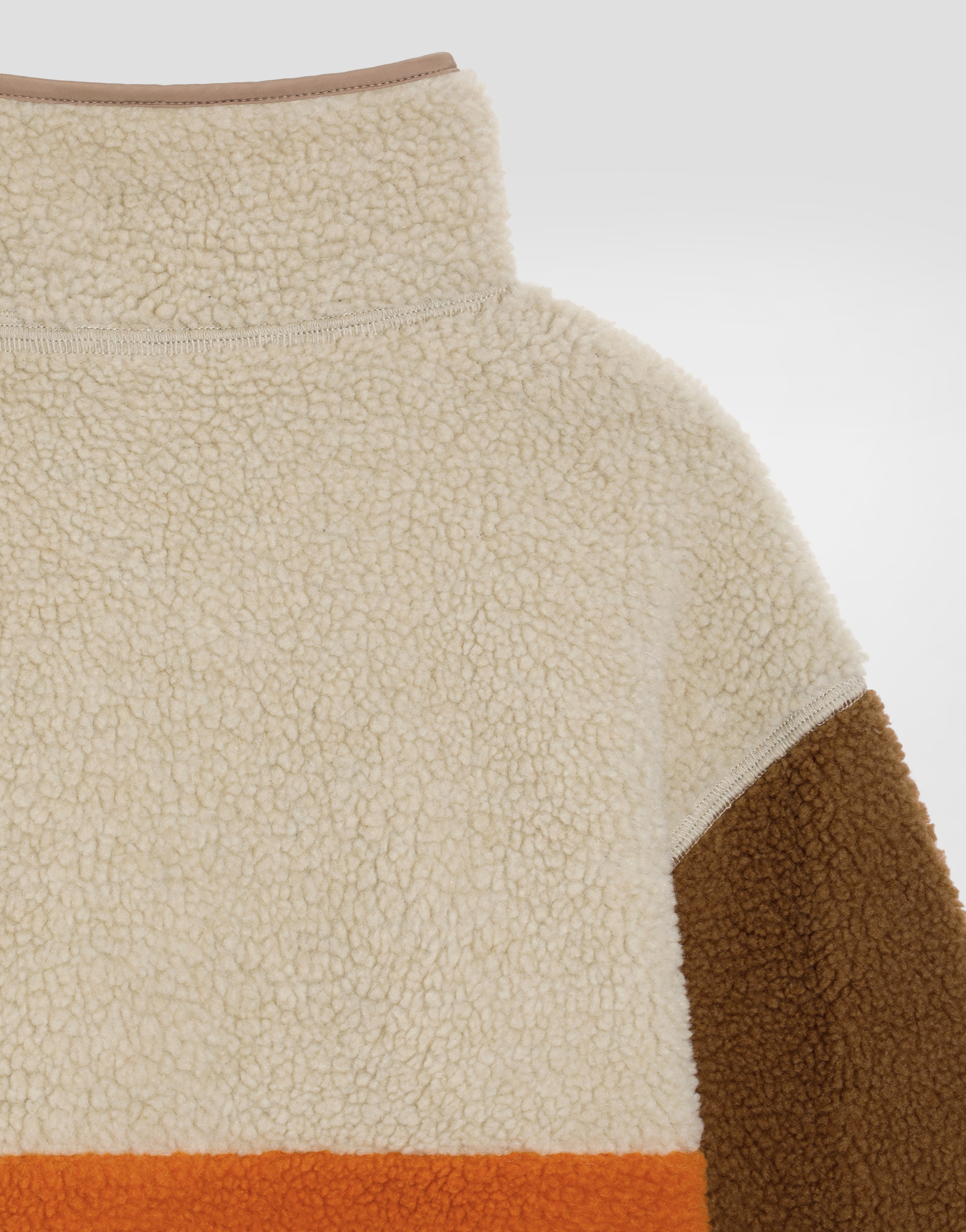 Faux teddy bear jacket