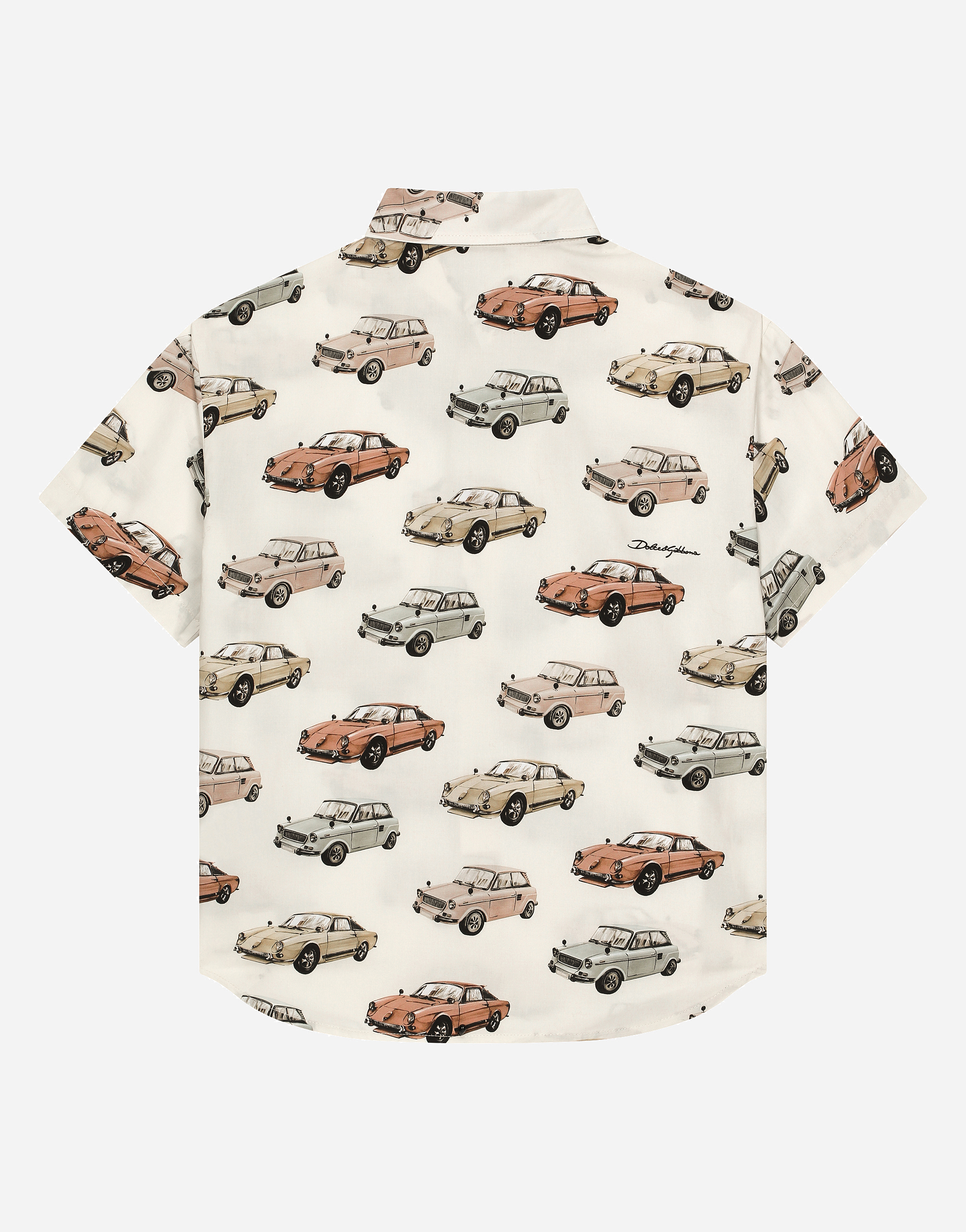 Dolce & Gabbana Camicia Manic. Corta In Stampa