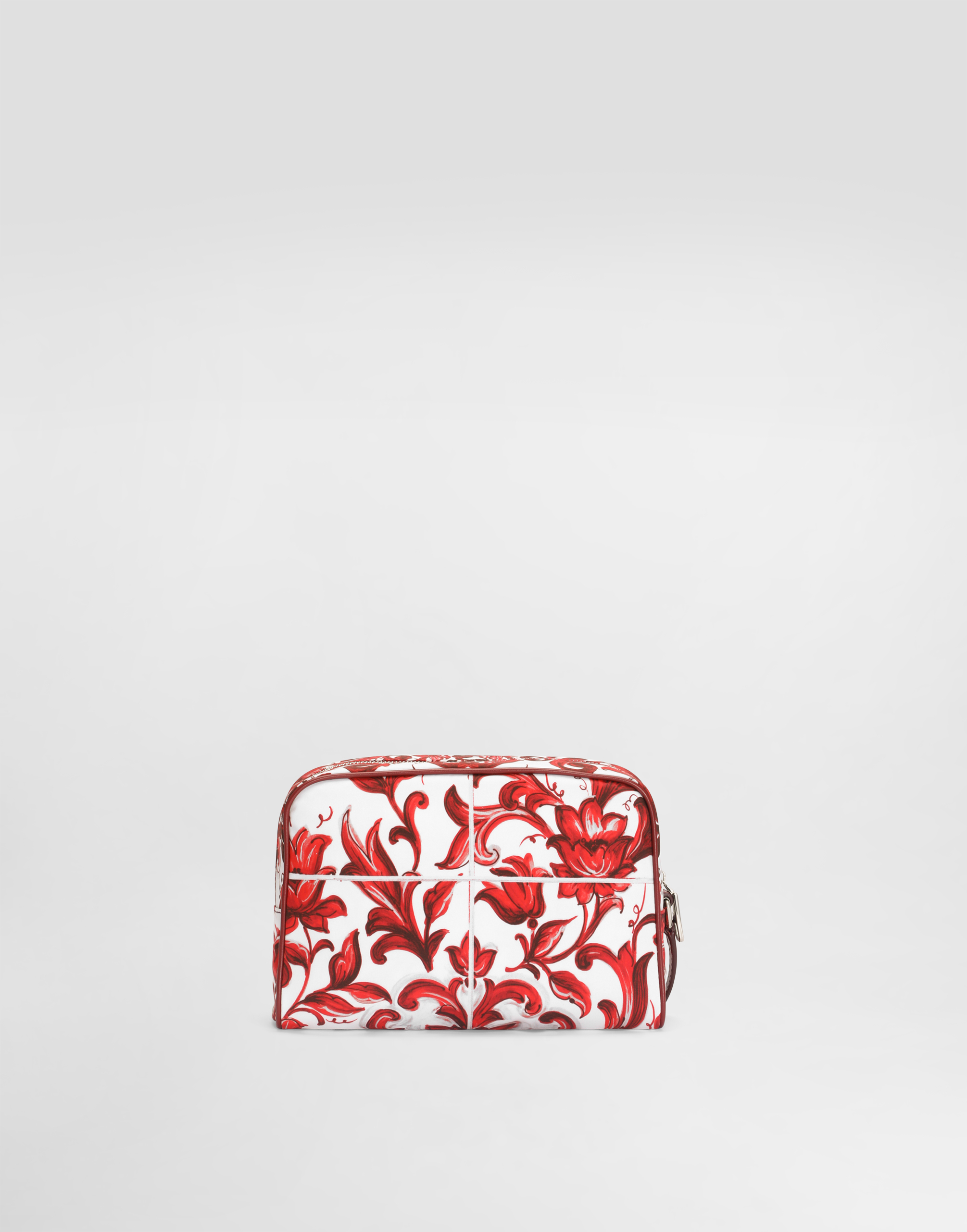  Dolce & Gabbana Bolso De Mano Essenza En Popelín Con Estampado Majólica - Hombre Bolsos Shopper Multicolor Onesize 