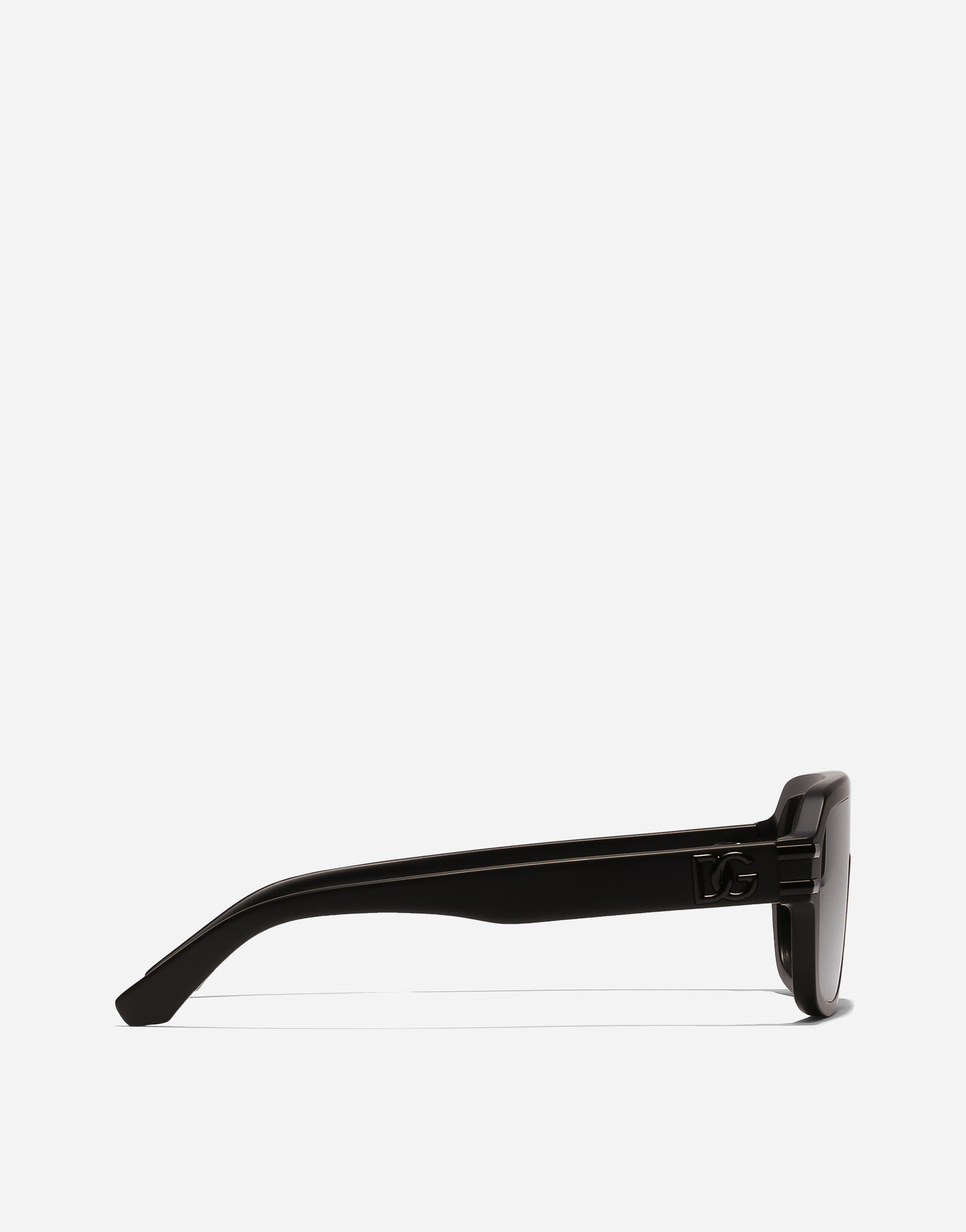 Dolce & Gabbana Dg Griffe Sunglasses In Matte Black
