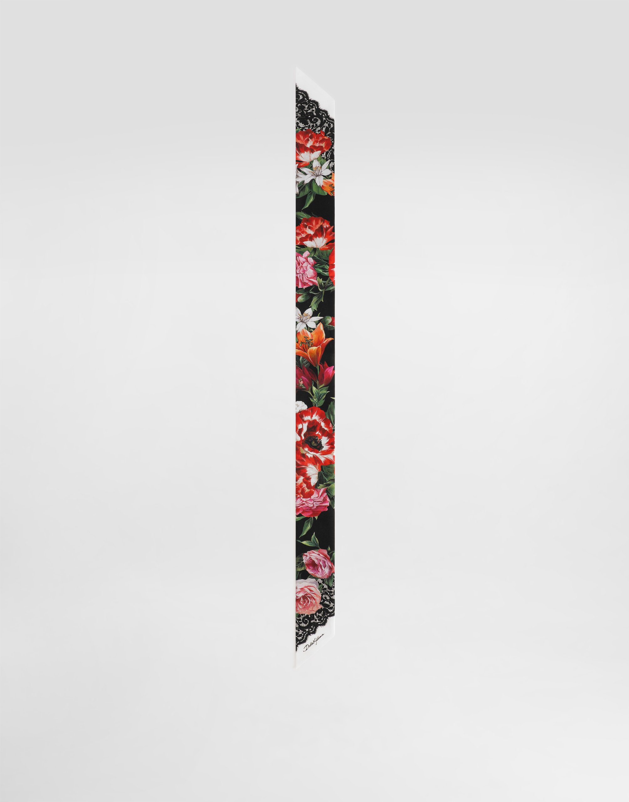 Dolce & Gabbana Silk Twill Bandeau - Woman Scarves And Silks Multicolor Onesize