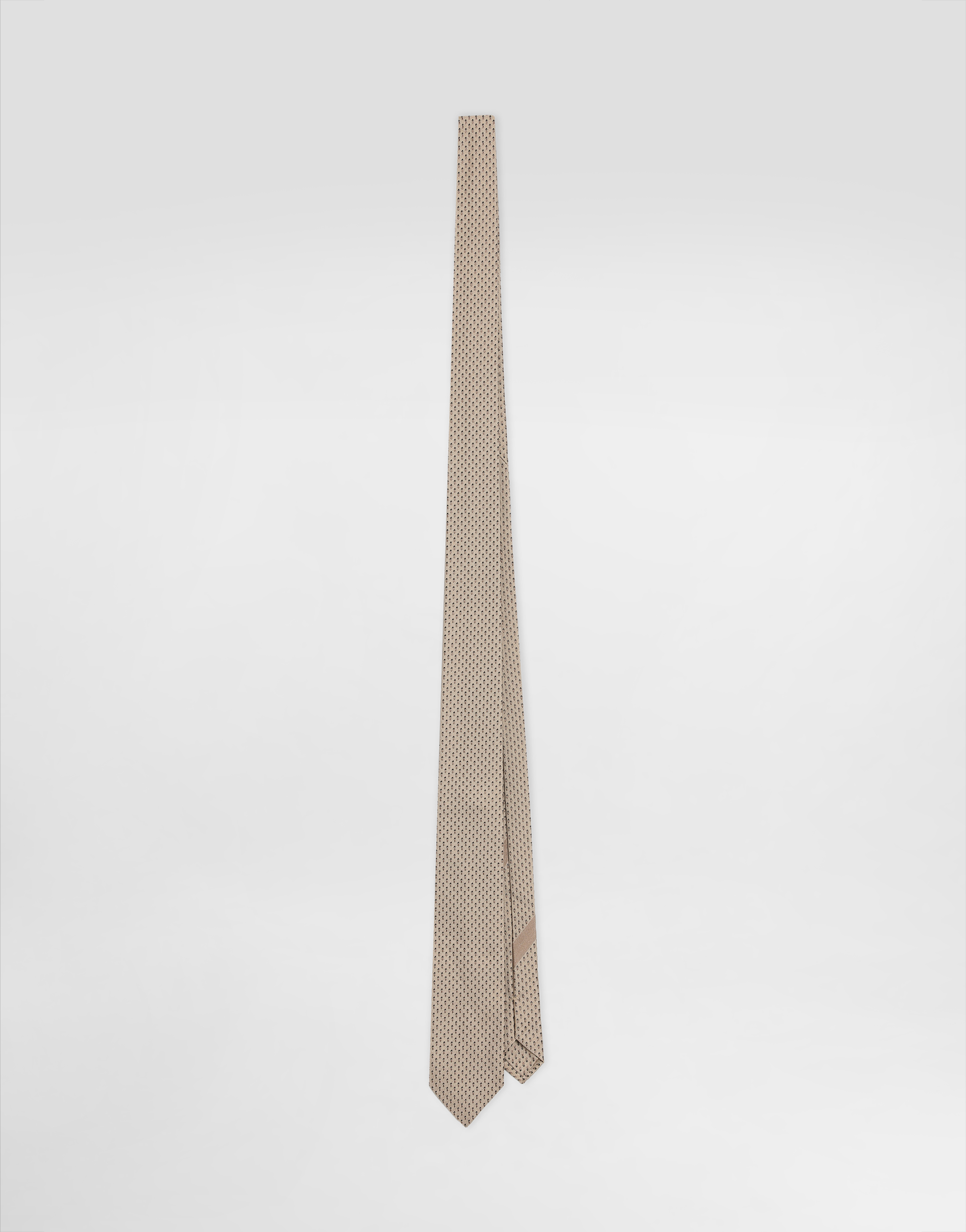 Dolce & Gabbana Micro-design Jacquard Martini Tie In Multicolor