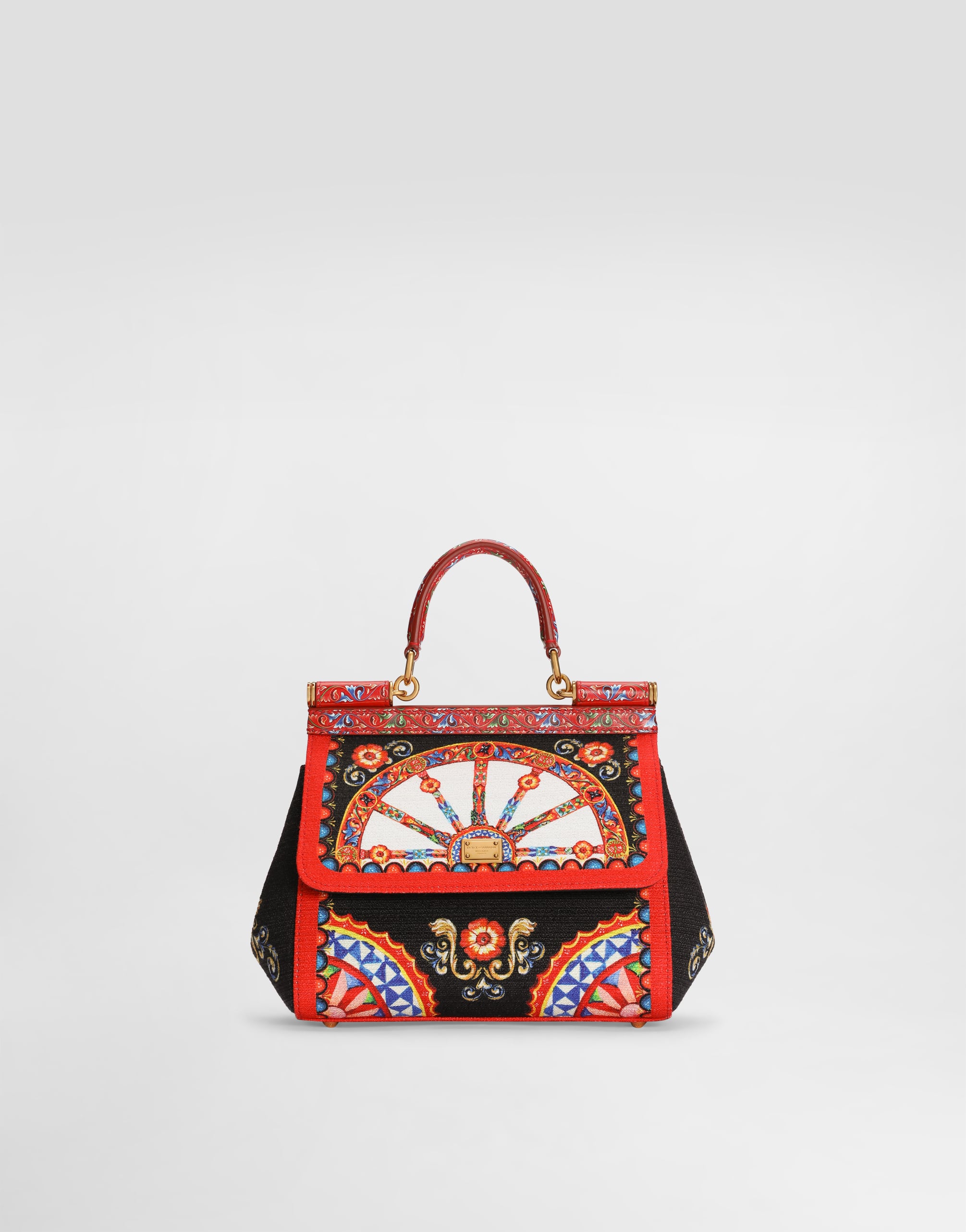 Dolce&Gabbana archive ショルダーバッグ Small carretto-print Sicily handbag in Multicolor for Women